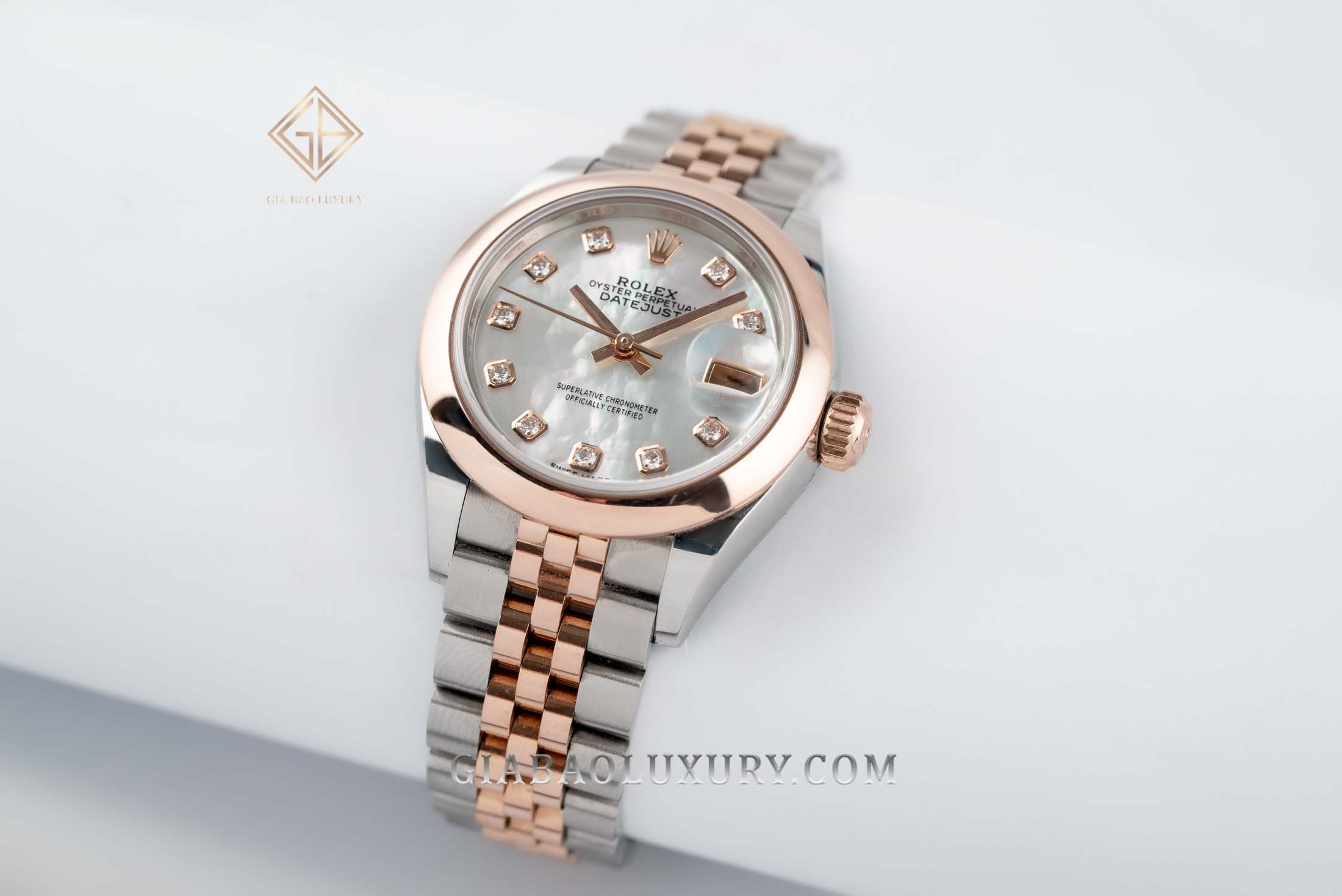 Đồng Hồ Rolex Lady-Datejust 279161 Mặt Số Vỏ Trai