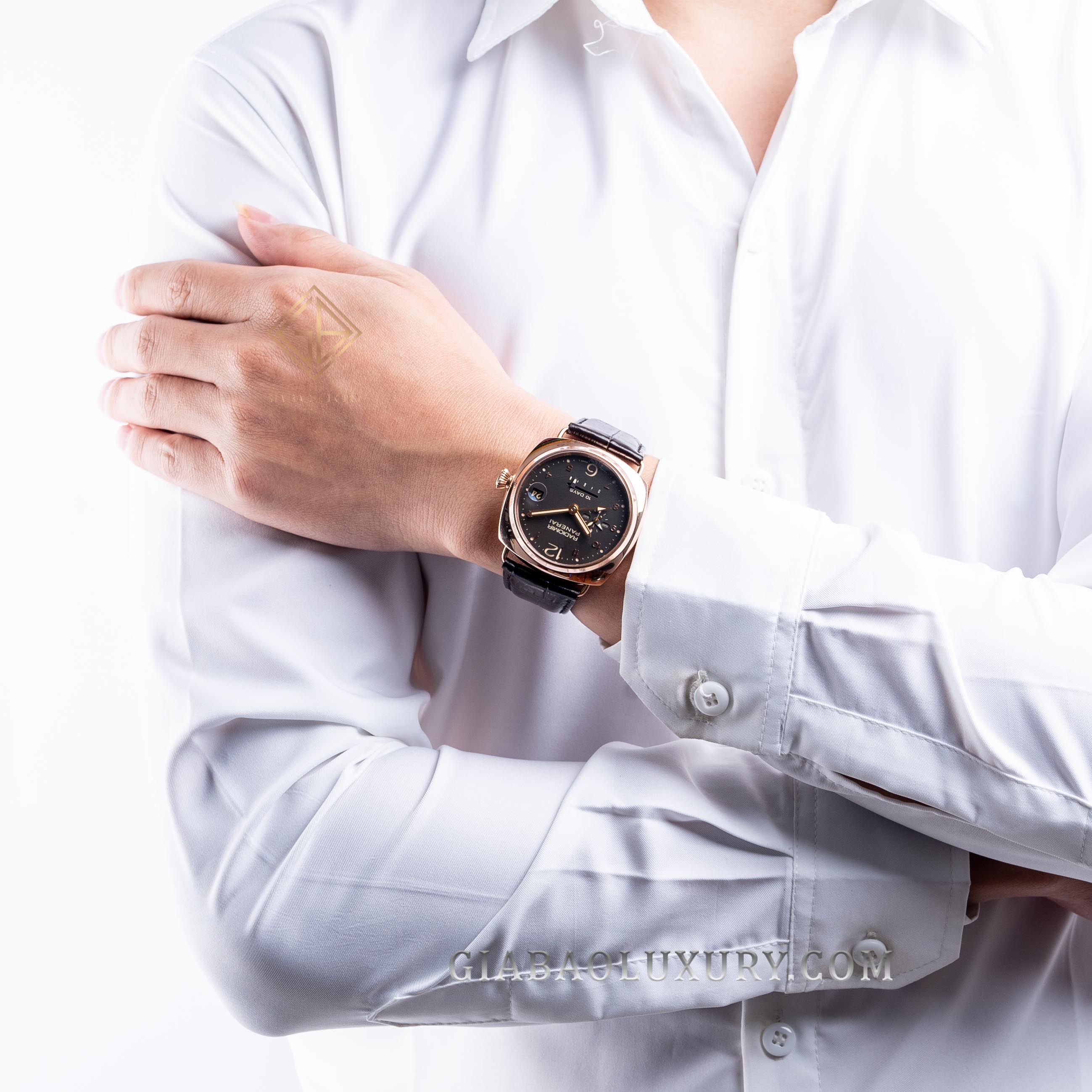 Đồng Hồ Panerai Radiomir 10 Days GMT Oro Rosso Automatic PAM00497