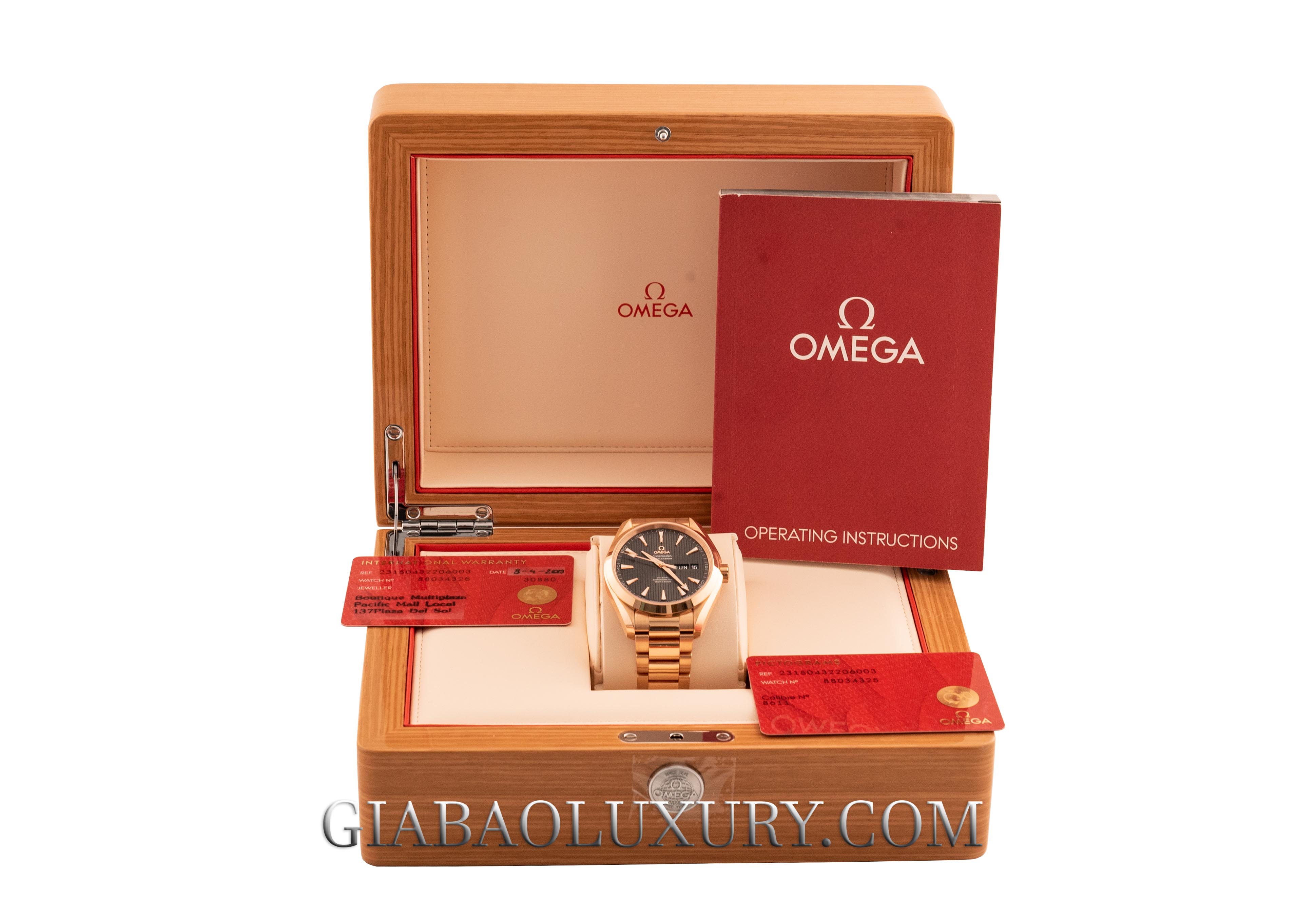 Đồng Hồ Omega Seamaster Aqua Terra 150M Co-Axial Annual Calendar 43mm 231.50.43.22.06.003