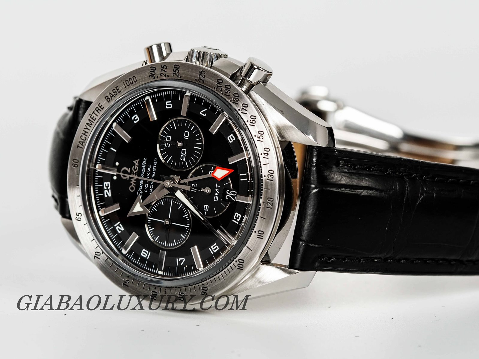 Đồng Hồ Omega Speedmaster Broad Arrow Co-Axial GMT Chronograph 44.25mm 3881.50.37