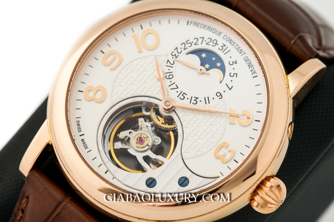 Đồng Hồ Frederique Constant Heart Beat Manufacture Moonphase Date