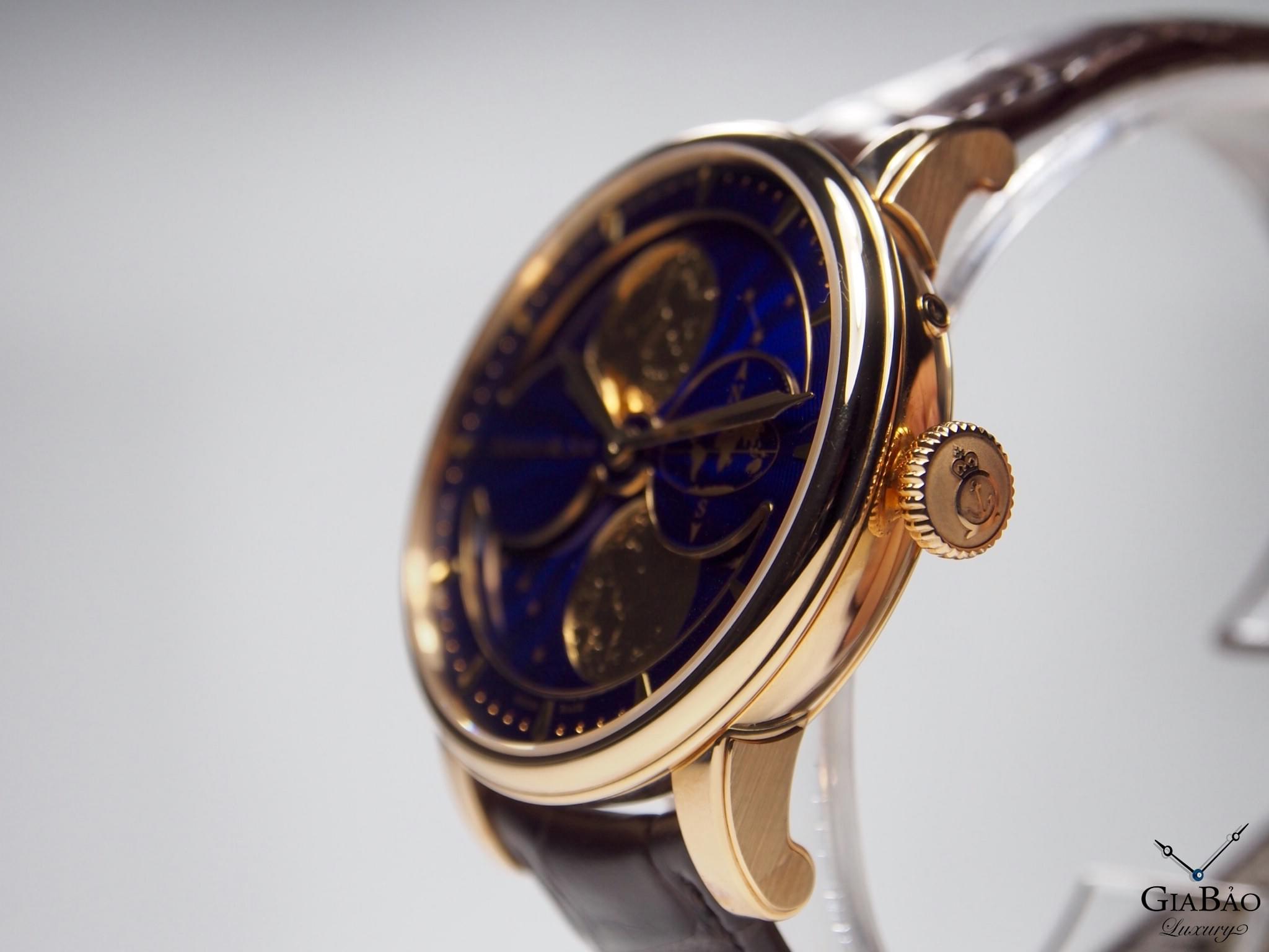 Đồng Hồ Arnold & Son HM Double Hemisphere Perpetual Moon 1GLAR.U03A.C122A