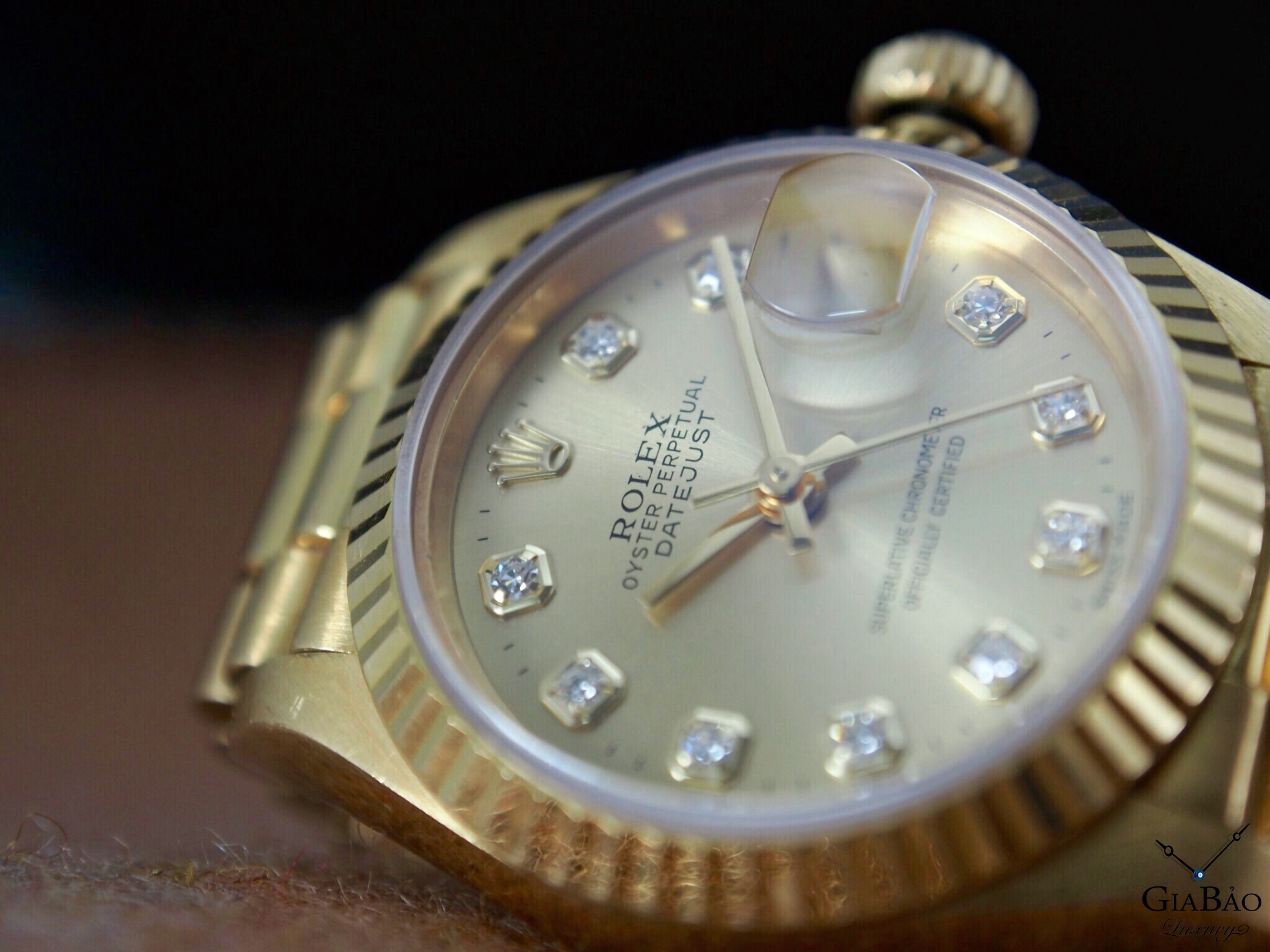 ng H Rolex Lady Datejust 69178 M t S Champagne N m Kim C ng