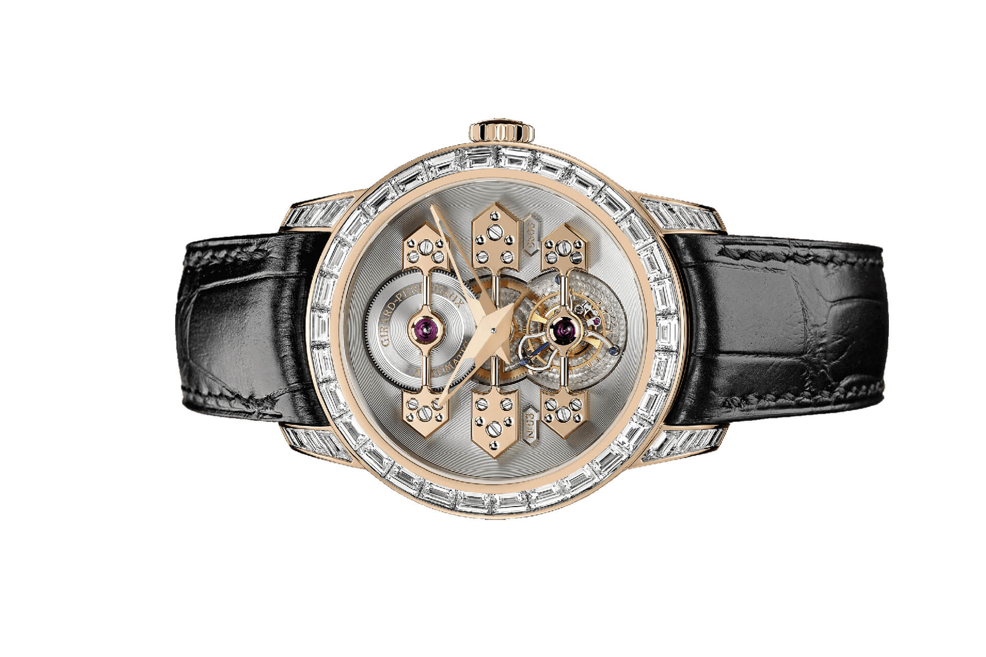 Đồng hồ Girard Perregaux Bridges Tourbillon with Three Gold Bridges 41mm 99193B52H00A-BA6A