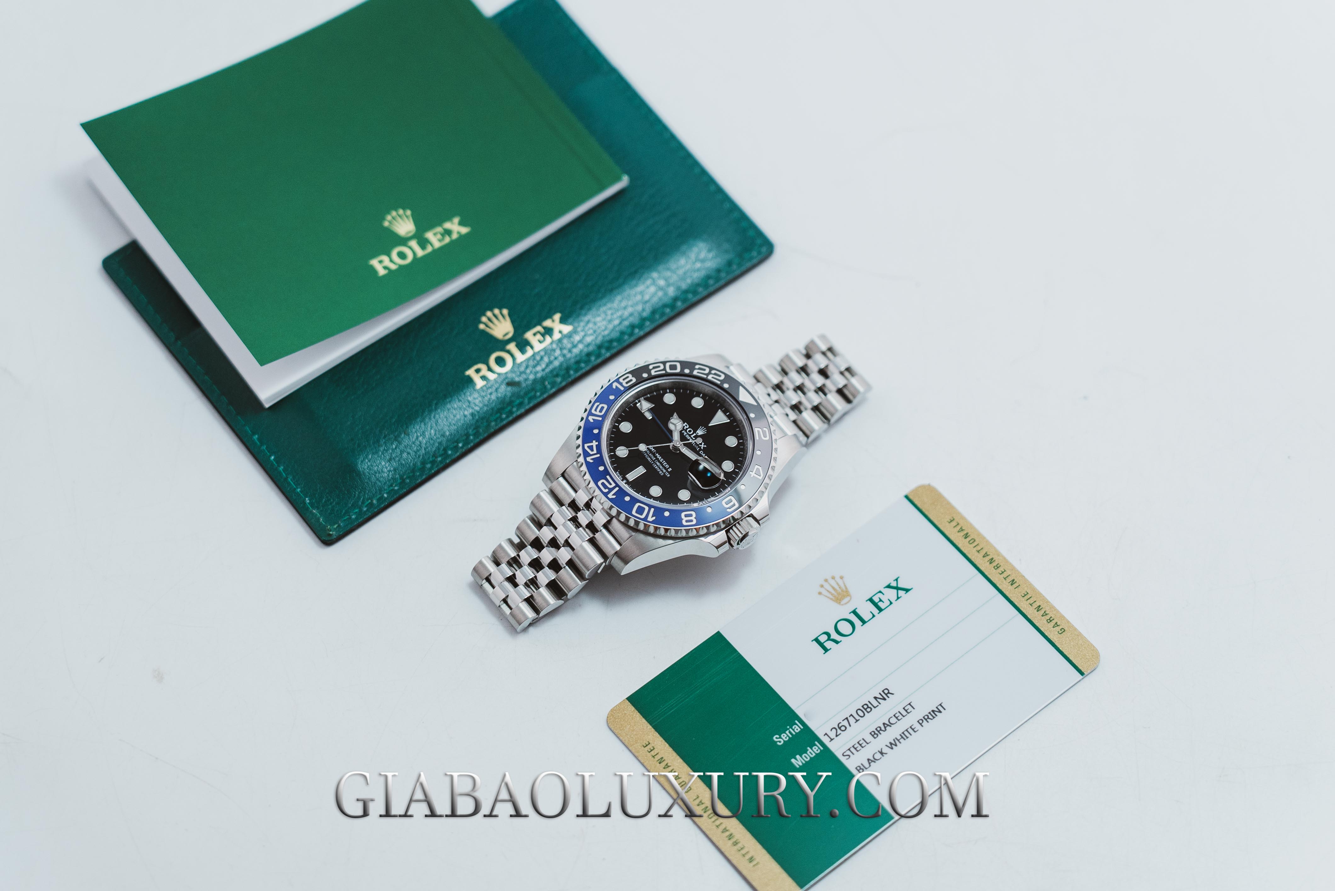 Đồng Hồ Rolex GMT-Master II 126710BLNR