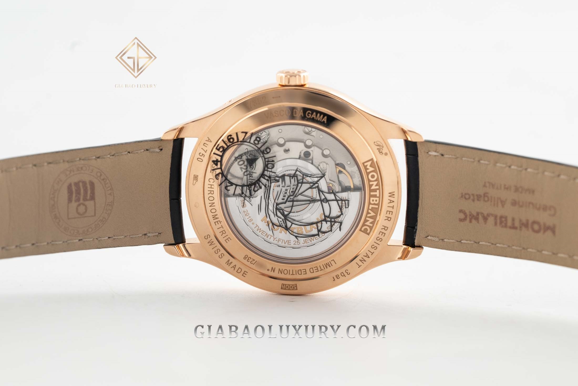 Đồng Hồ Montblanc Heritage Chronométrie Quantième Annuel Vasco da Gama 112537