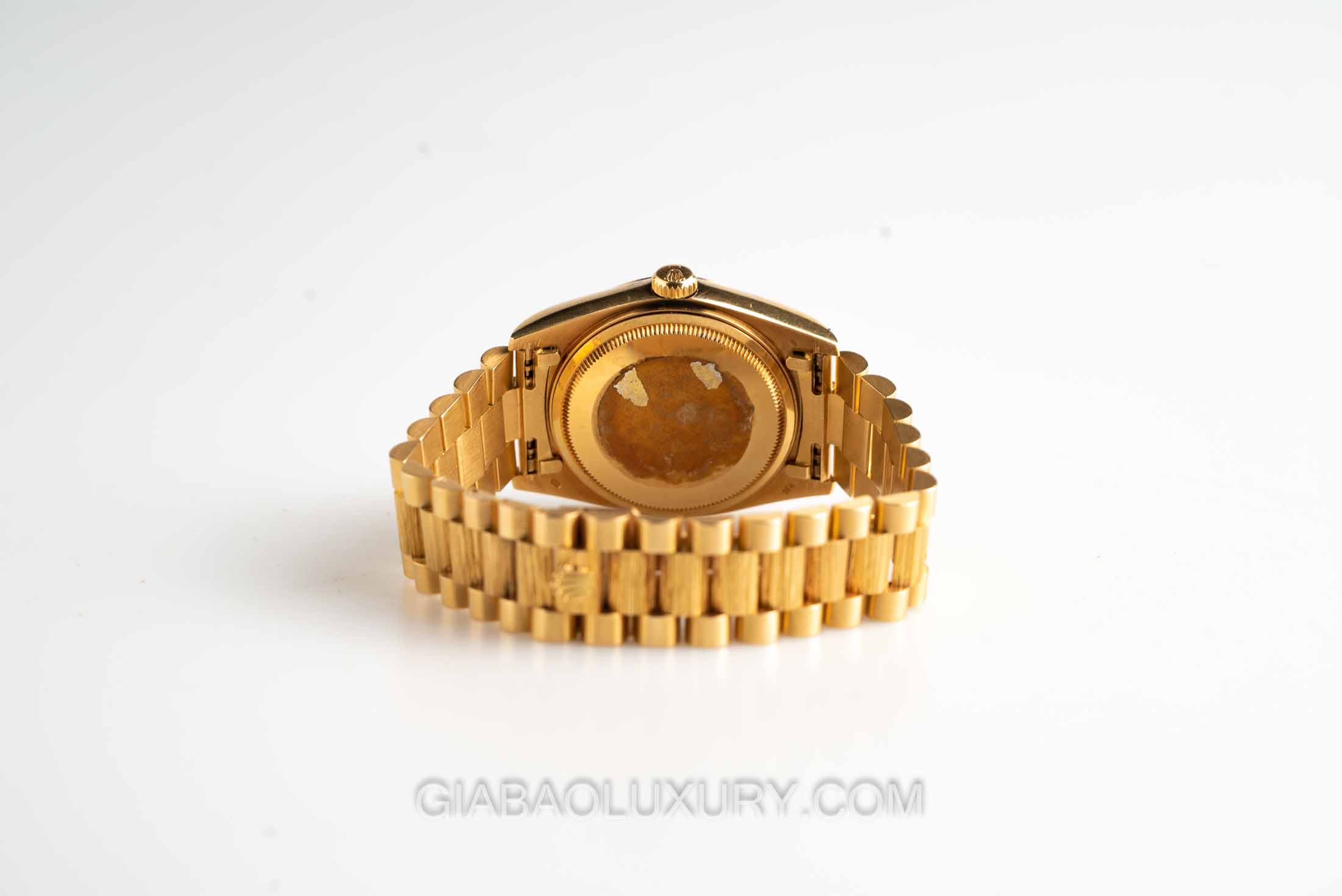 Đồng hồ Rolex Day-Date 18078 Mặt Số Gỗ