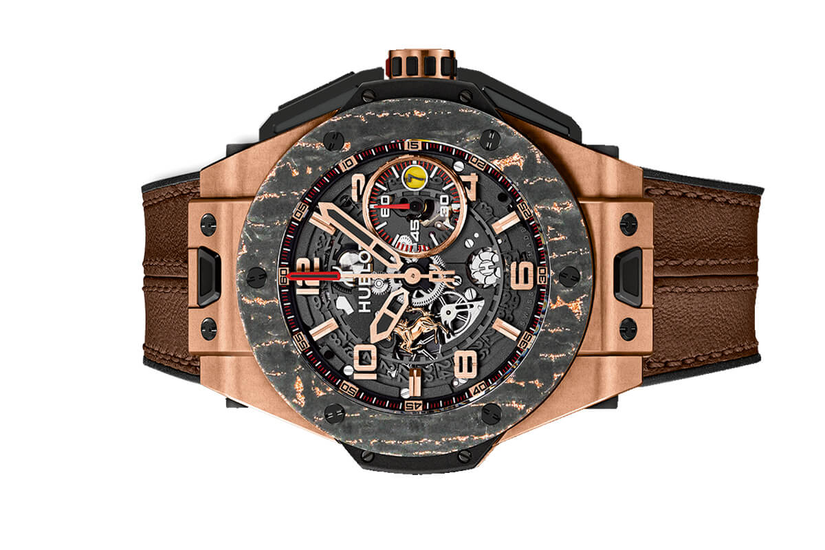 Đồng Hồ Hublot Big Bang Ferrari King Gold Carbon 45mm 401.OJ.0123.VR