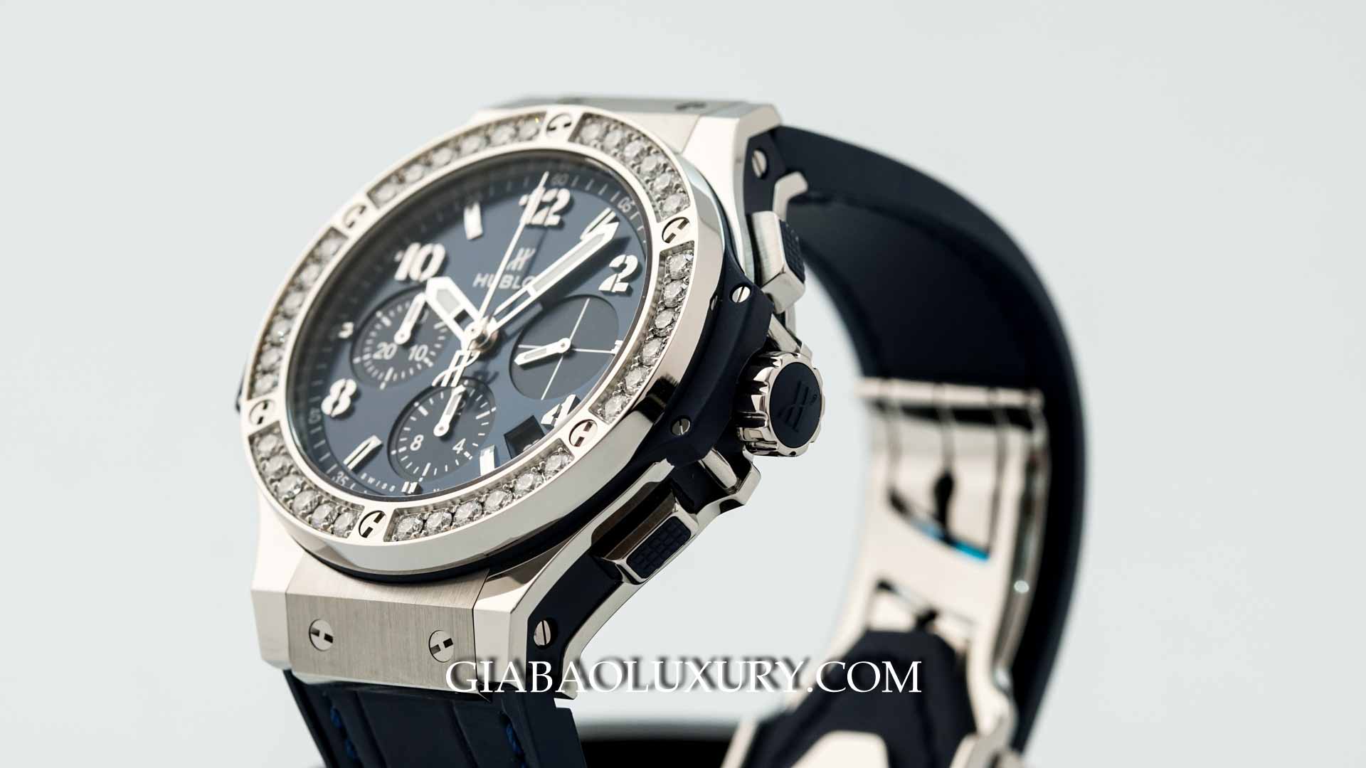 Đồng hồ Hublot Big Bang Steel Blue Diamonds 41mm 341.SX.7170.LR.1204