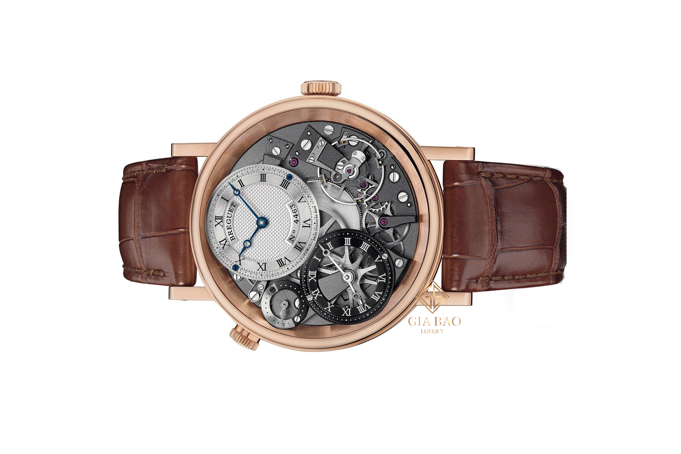 Đồng Hồ Breguet Tradition GMT Wind 40mm Watch 7067BR/G1/9W6