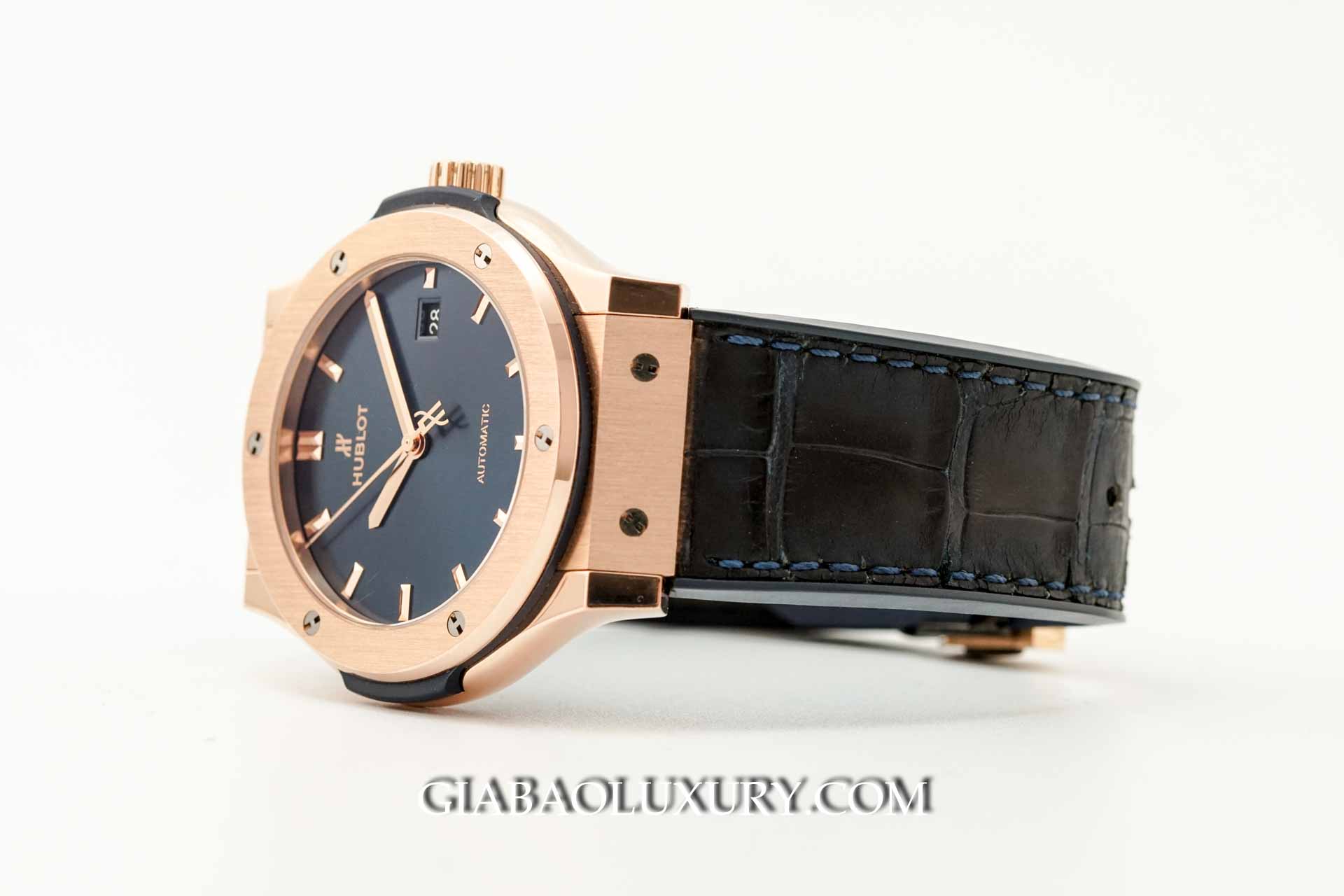 Đồng Hồ Hublot Classic Fusion Blue King Gold 542.OX.7180.LR