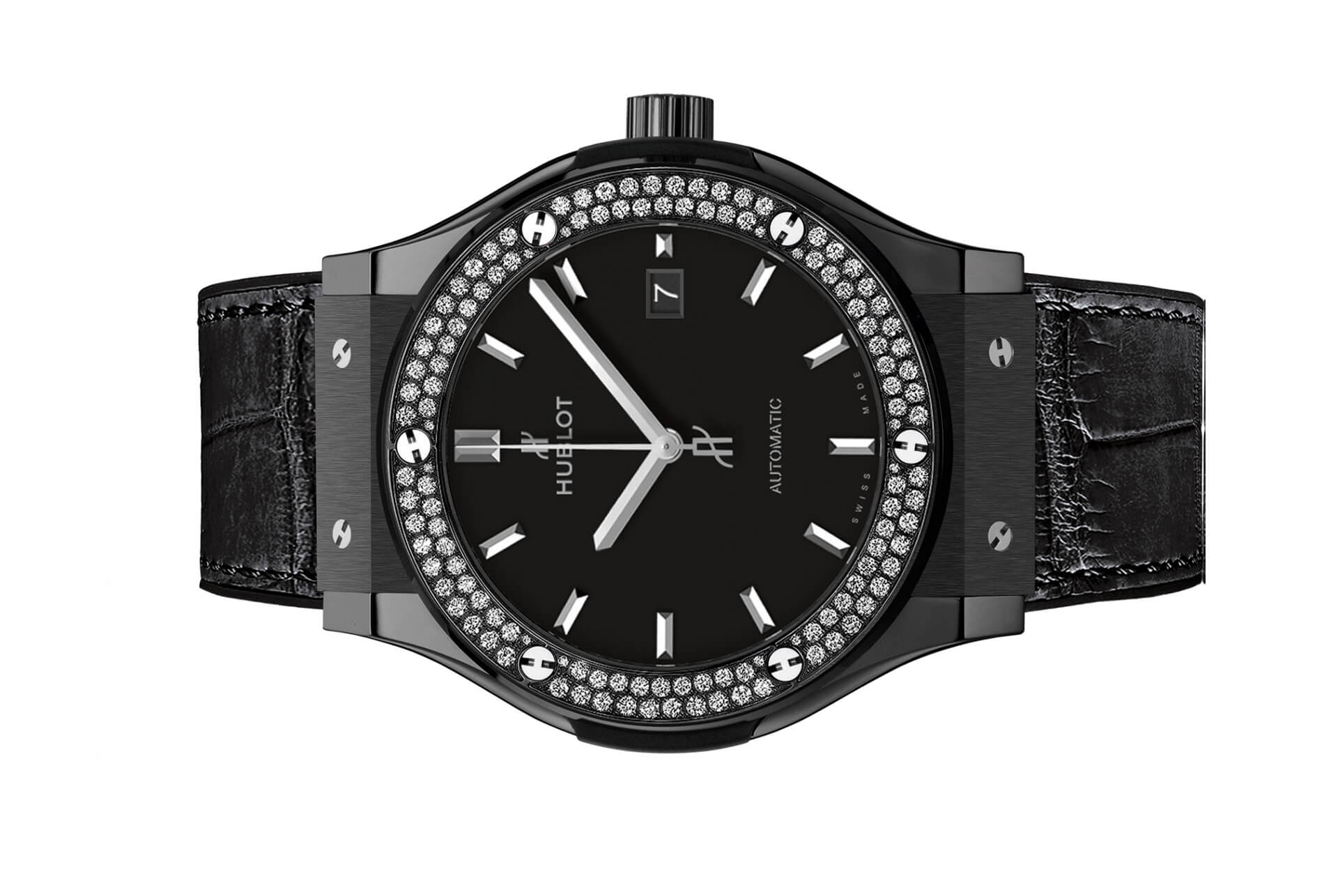 Đồng Hồ Hublot Classic Fusion Black Magic Diamonds 42mm 542.cm.1171.lr.1104