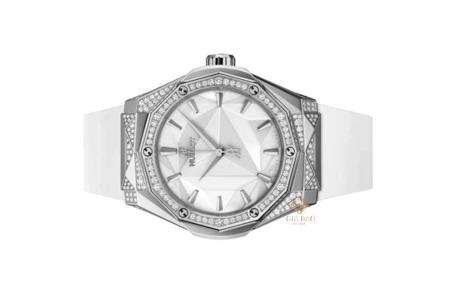 Đồng Hồ Hublot Classic Fusion Orlinski Titanium White Alternative Pavé 550.NS.2200.RW.1804.ORL20