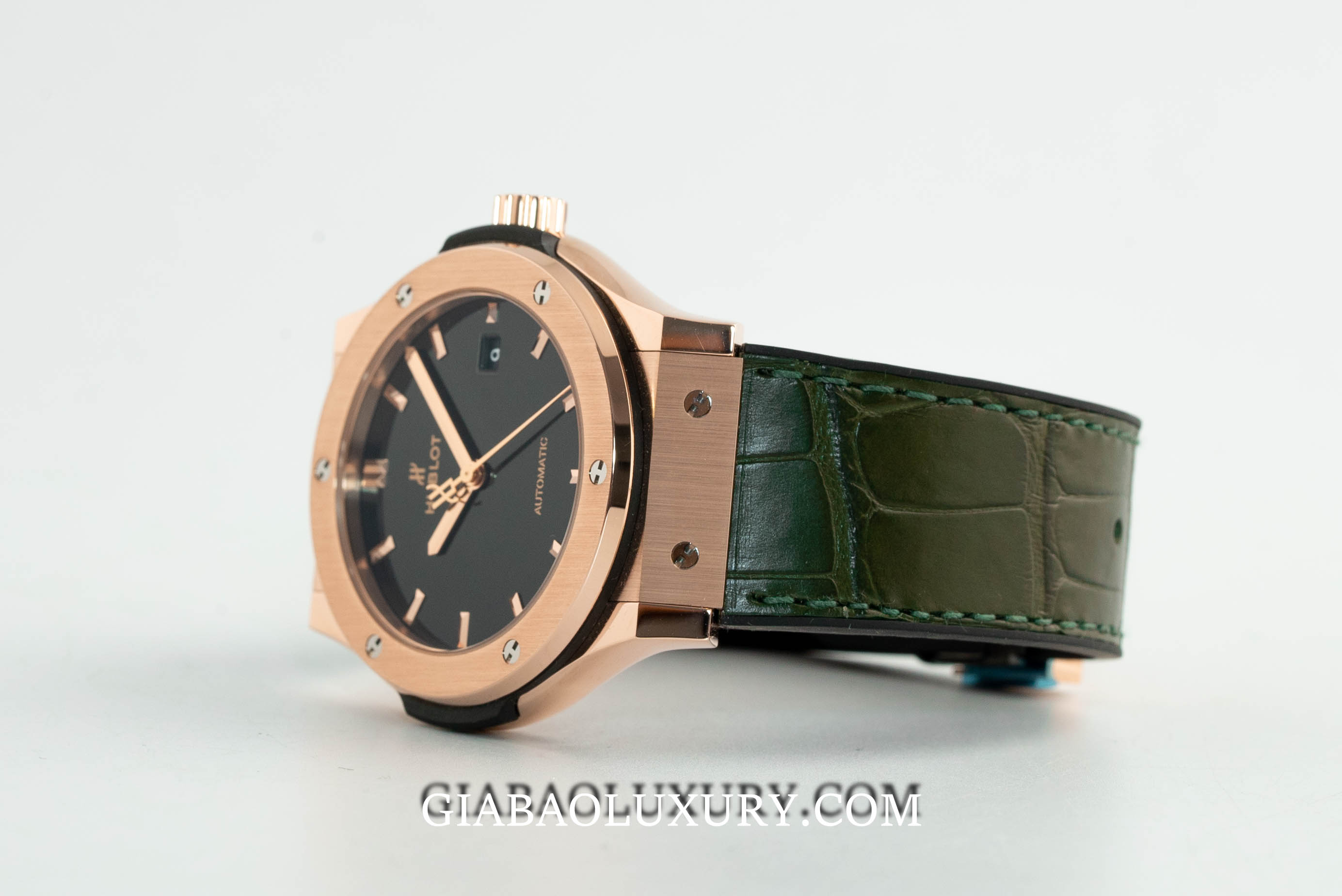 Đồng hồ Hublot Classic Fusion Green King Gold 42mm 542.OX.8980.LR