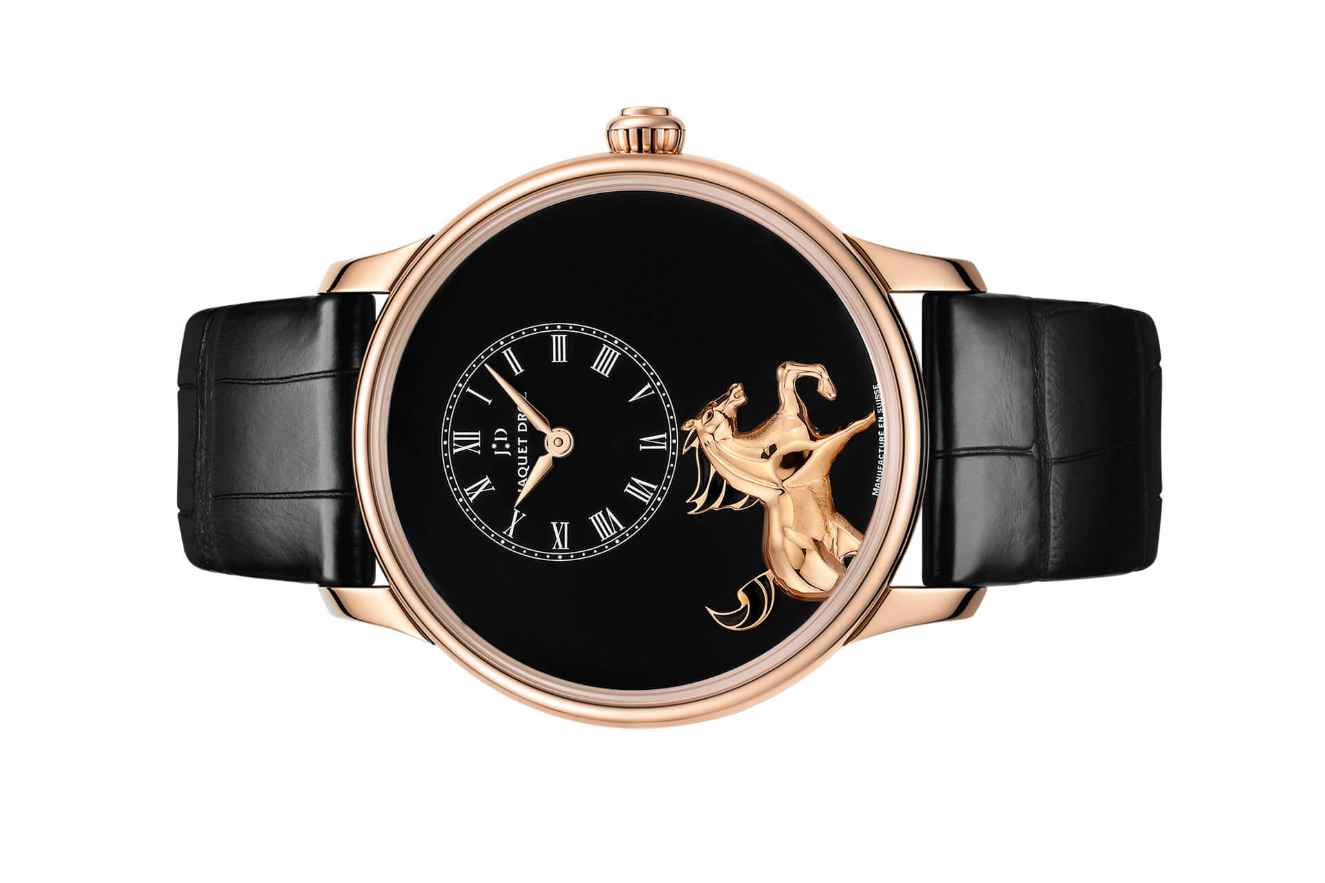 Đồng hồ Jaquet Droz Petite Heure Minute Low Relief Horse J005033201