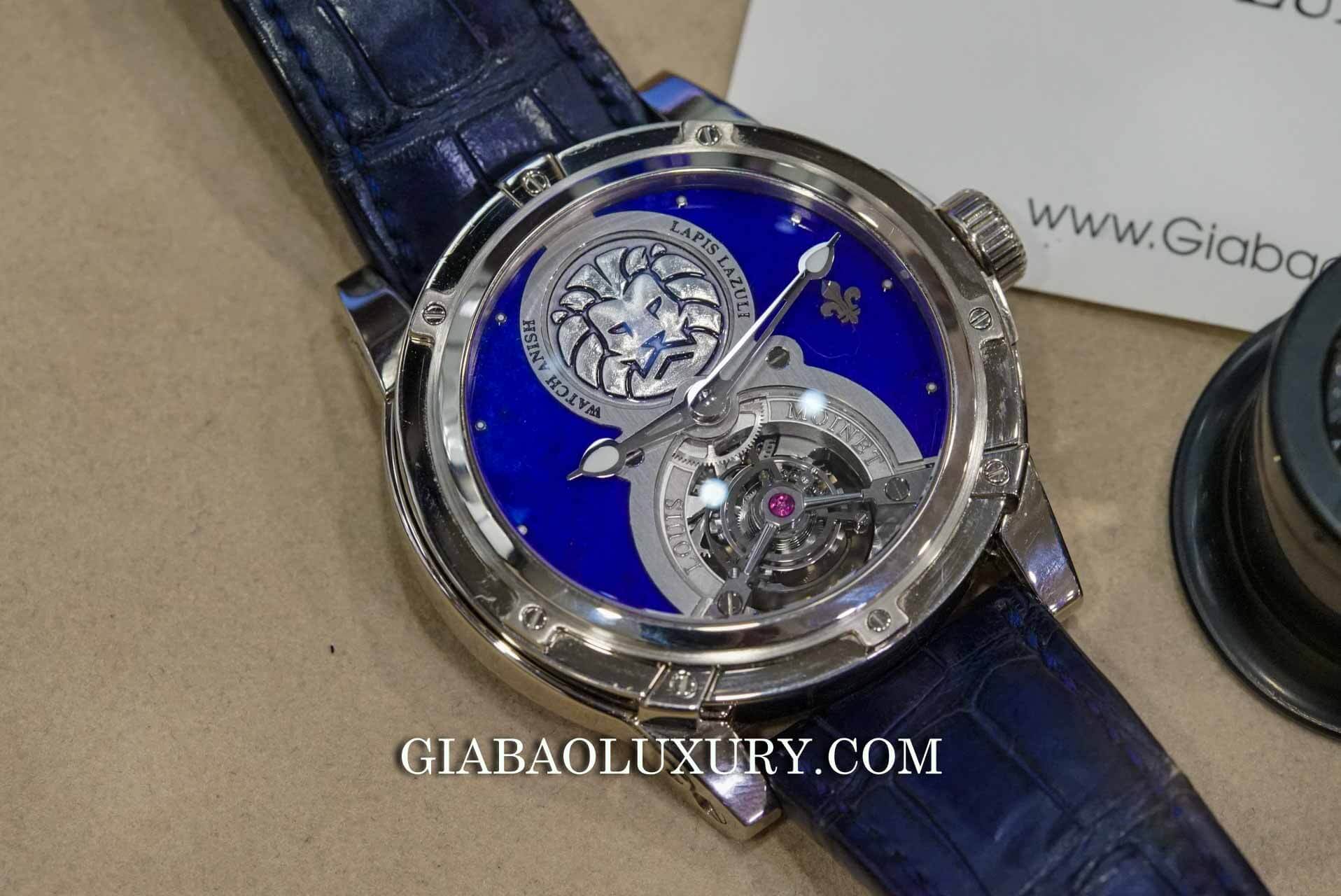 Đồng Hồ Louis Moinet Lapis Lazuli Tourbillon Watch Anish