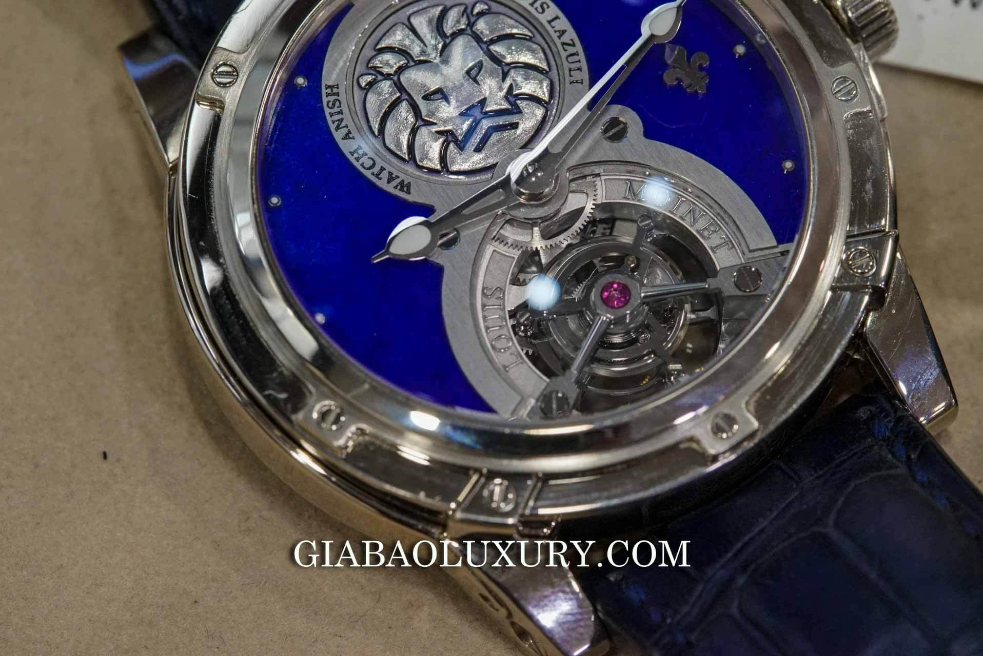 Đồng Hồ Louis Moinet Lapis Lazuli Tourbillon Watch Anish