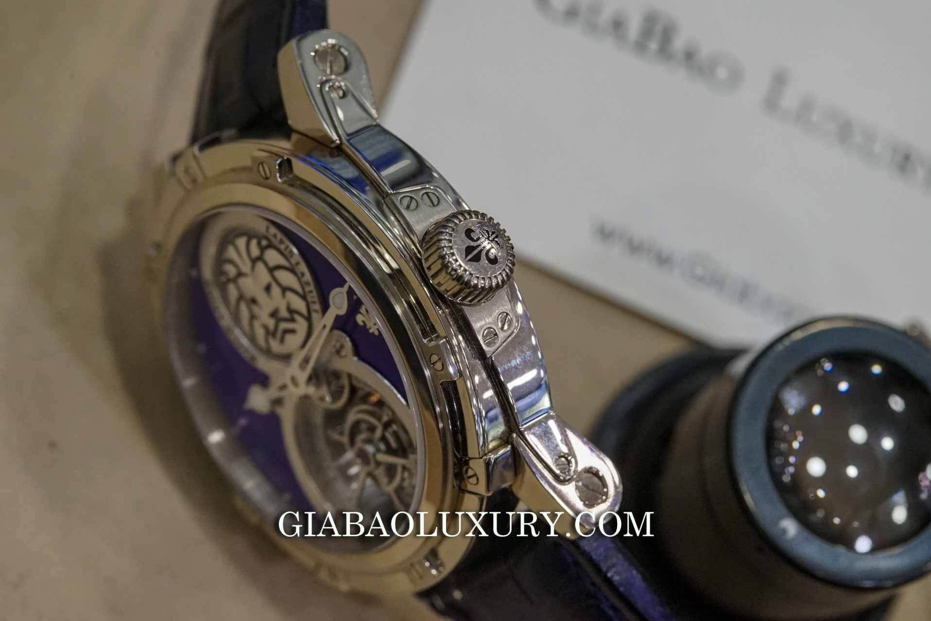 Đồng Hồ Louis Moinet Lapis Lazuli Tourbillon Watch Anish