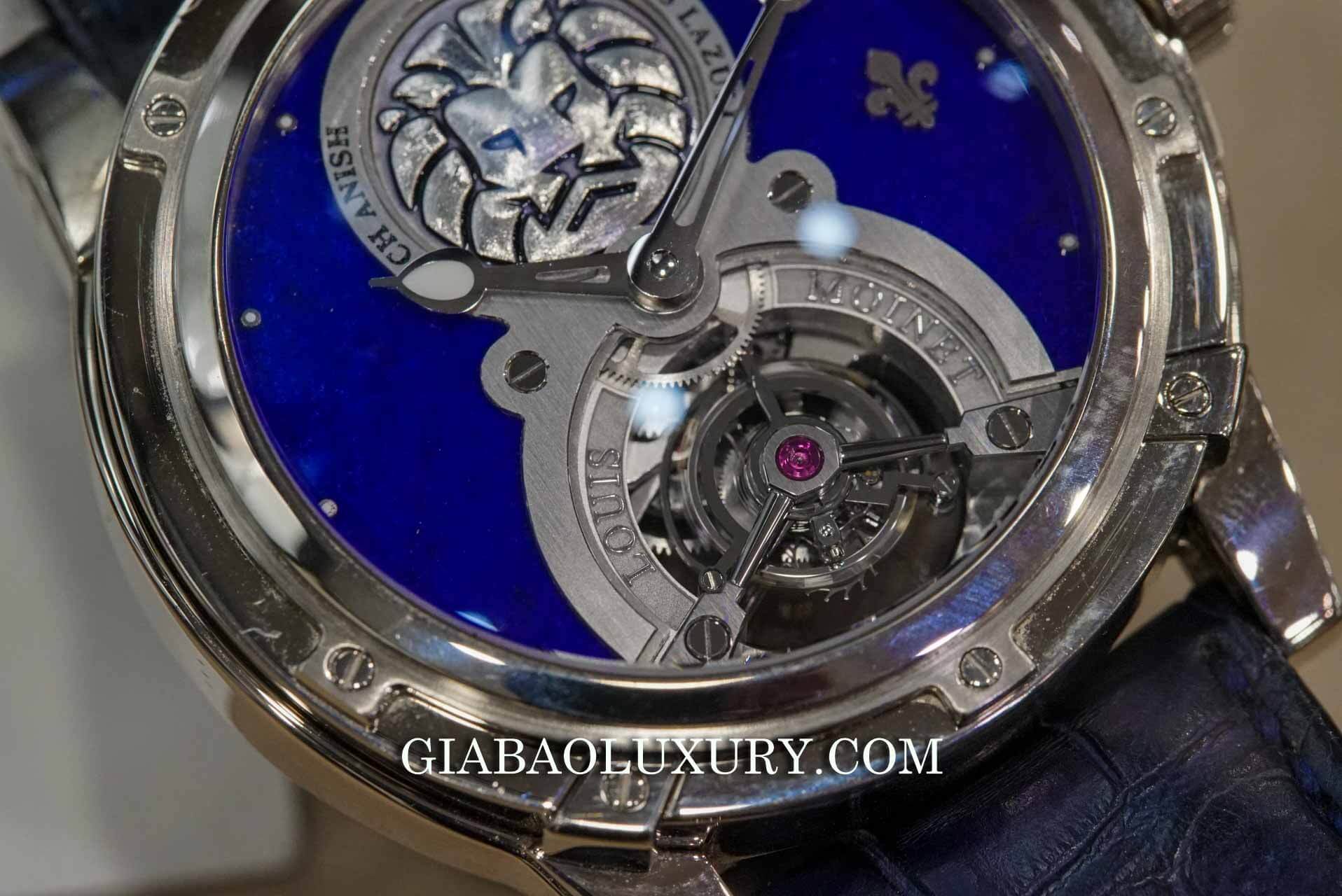 Đồng Hồ Louis Moinet Lapis Lazuli Tourbillon Watch Anish