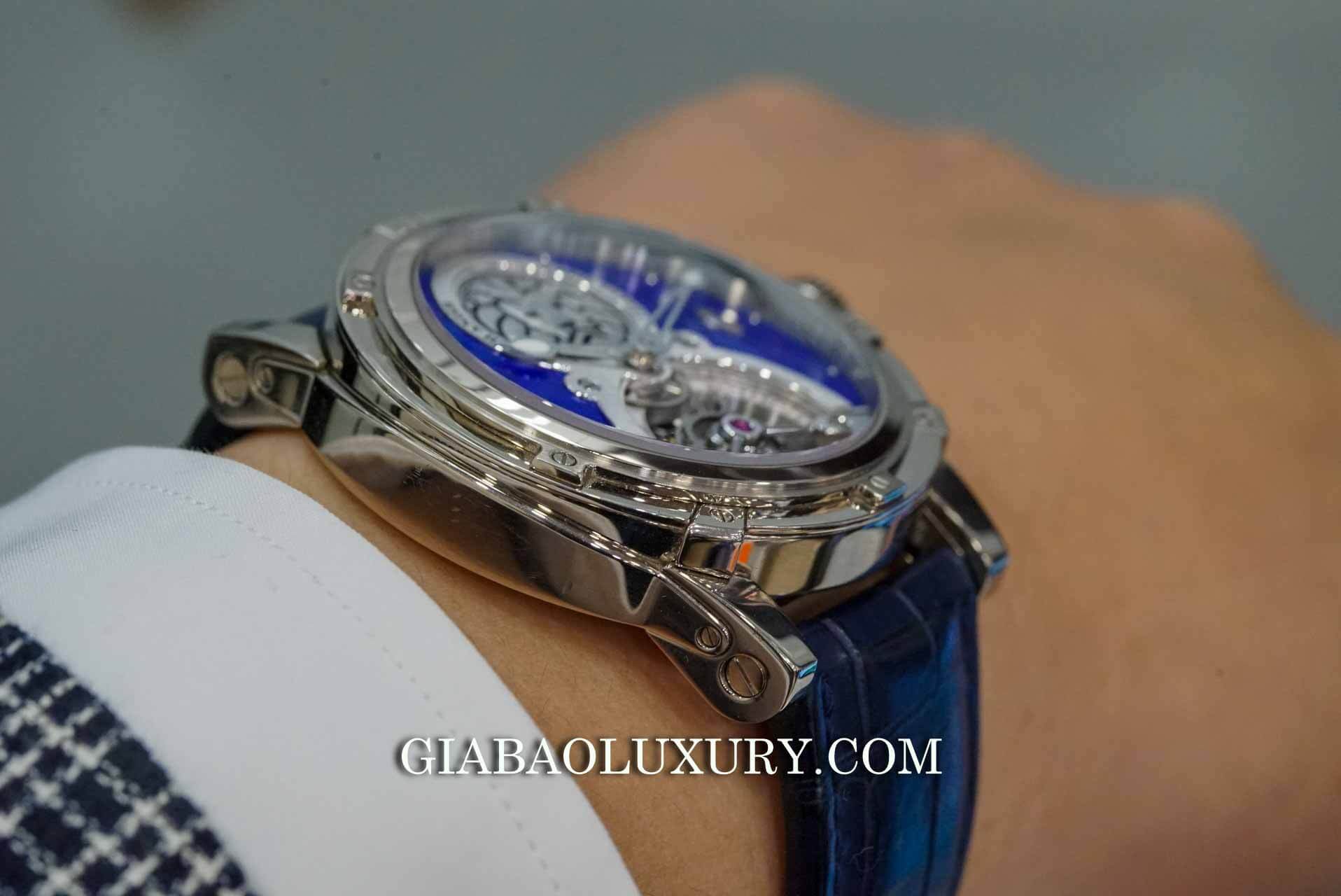 Đồng Hồ Louis Moinet Lapis Lazuli Tourbillon Watch Anish