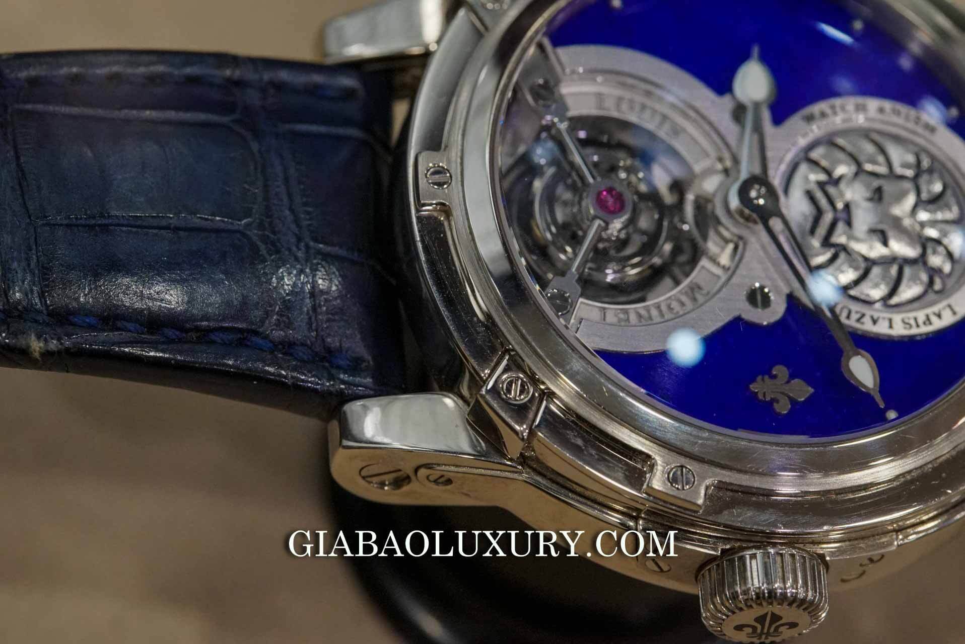 Đồng Hồ Louis Moinet Lapis Lazuli Tourbillon Watch Anish