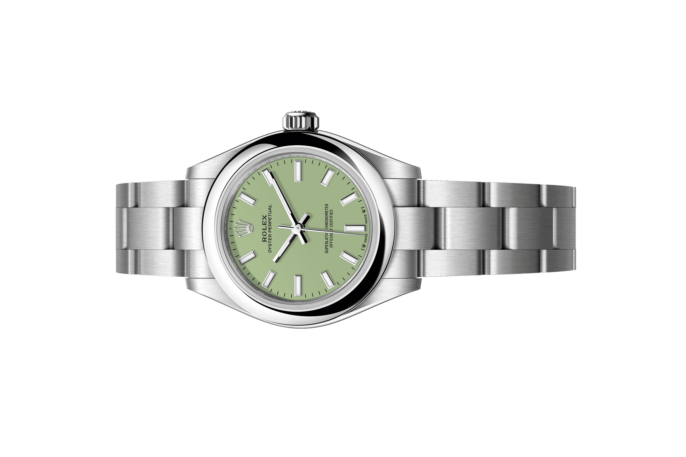 Đồng Hồ Rolex Oyster Perpetual 276200 Mặt Số Xanh Pistachio