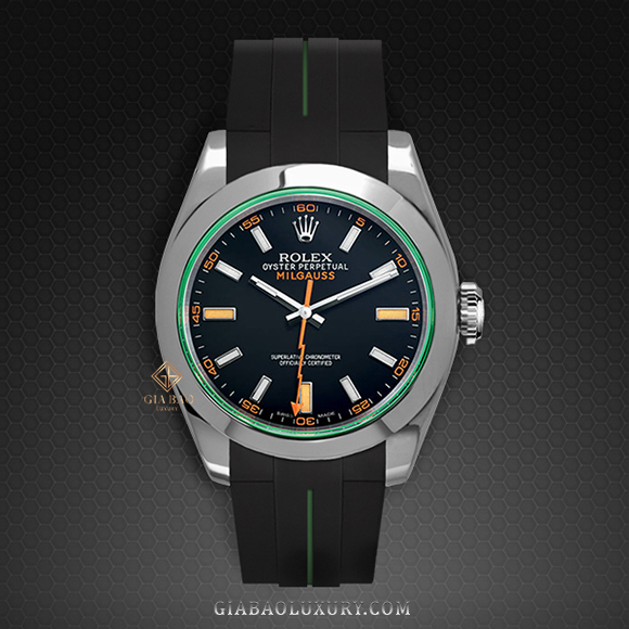 Dây Rubber B Classic Series VulChromatic® cho Rolex Milgauss 40mm