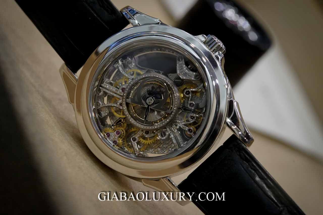 Đồng Hồ Omega De Ville Platinum Tourbillon 5945.30.31