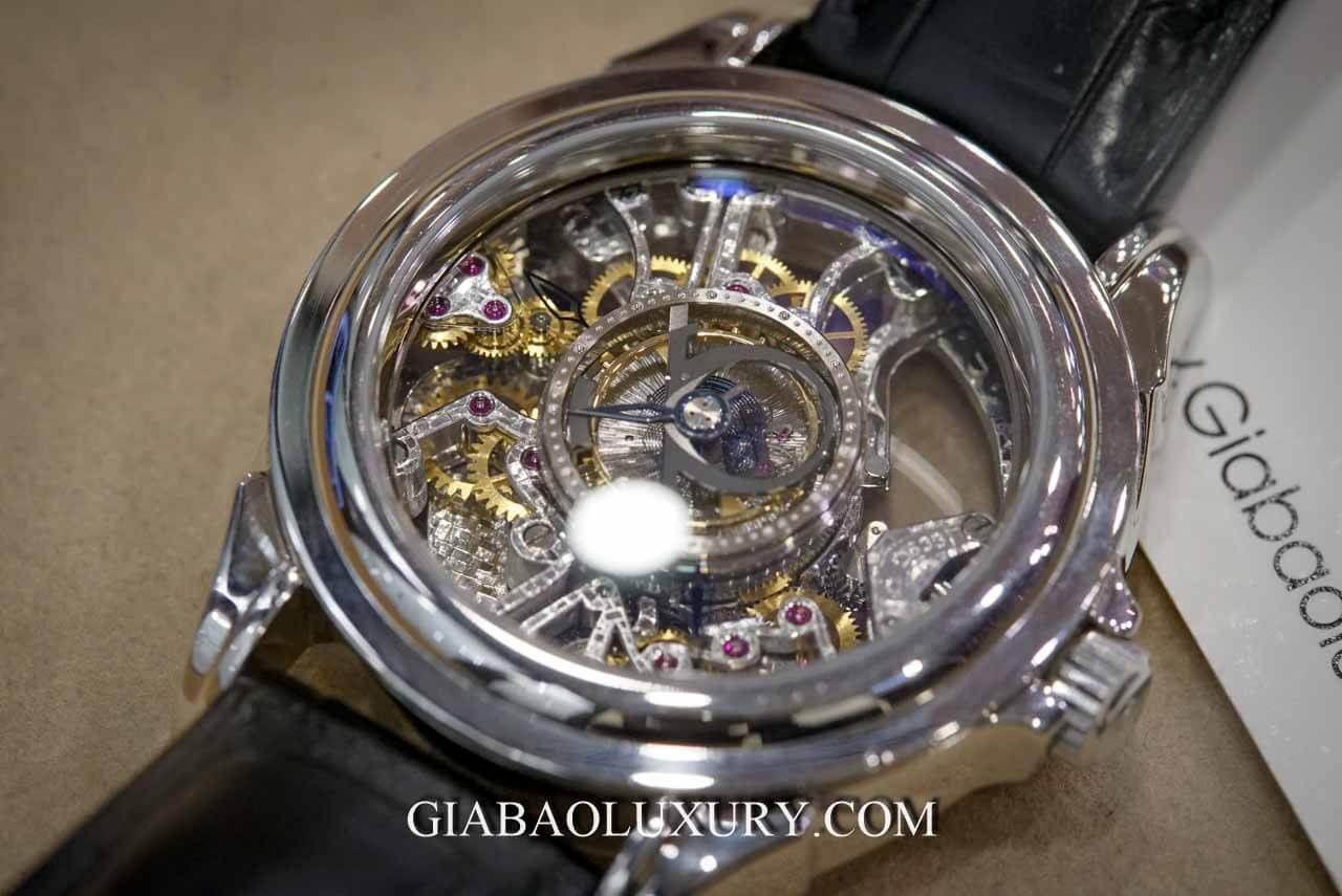 Đồng Hồ Omega De Ville Platinum Tourbillon 5945.30.31