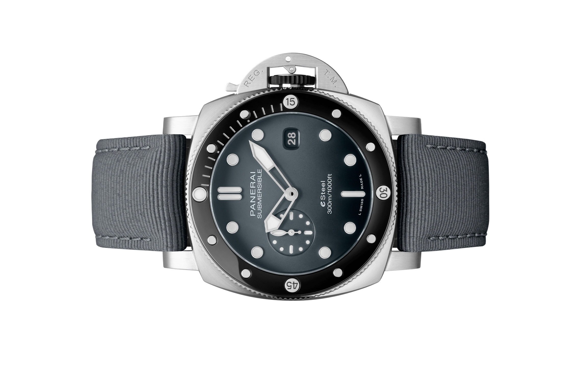 Đồng Hồ Panerai Submersible QuarantaQuattro ESteel Grigio Roccia 44mm PAM01288