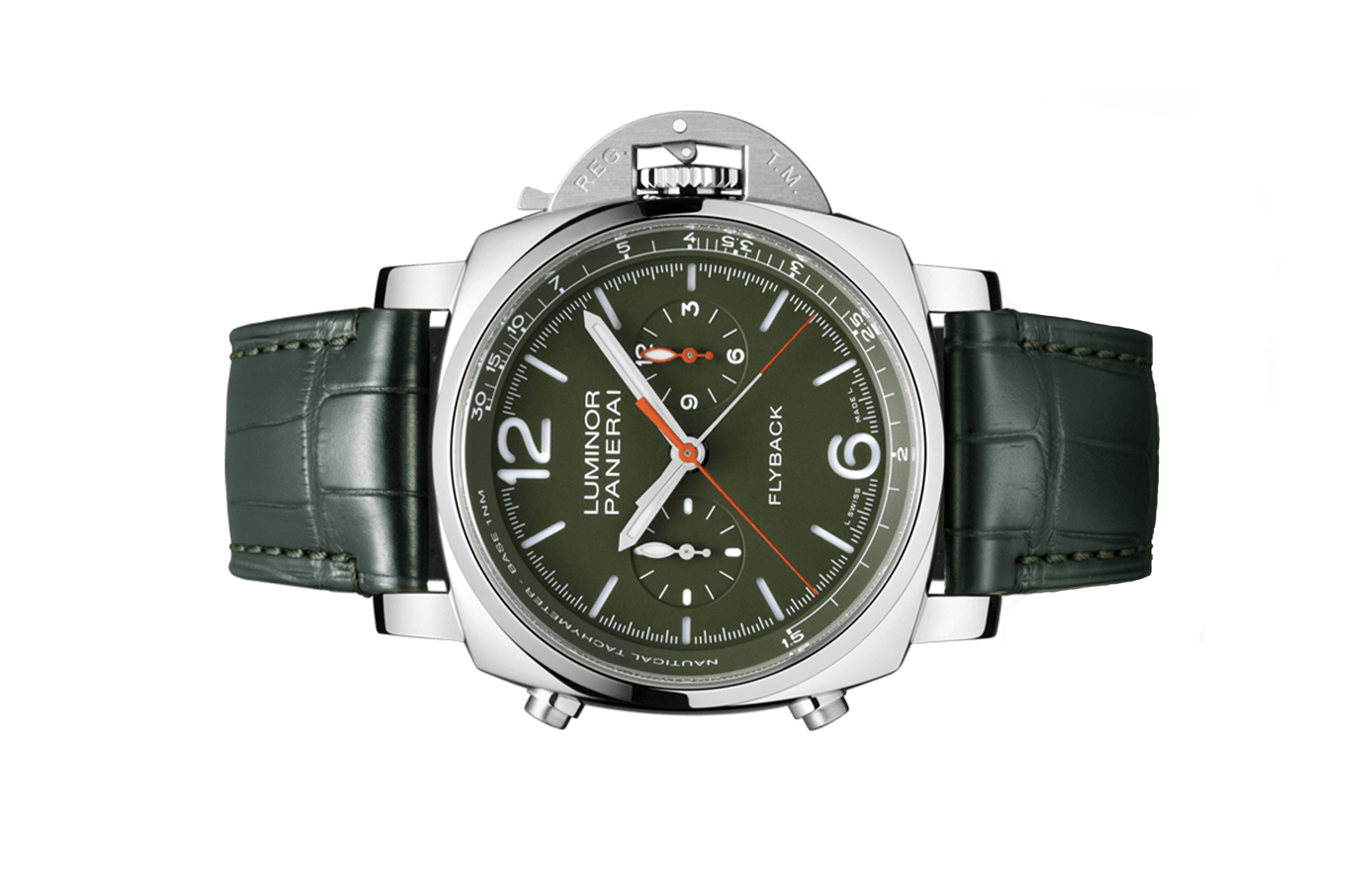 Đồng Hồ Panerai Luminor Chrono Flyback Verde Militare 44mm PAM01296