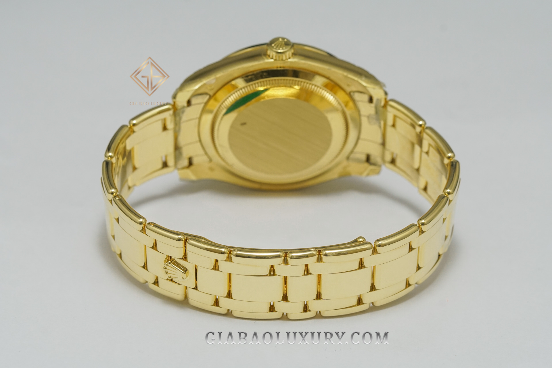 Đồng hồ Rolex Pearlmaster 39 86348SABLV Mặt Số Xanh Oliu