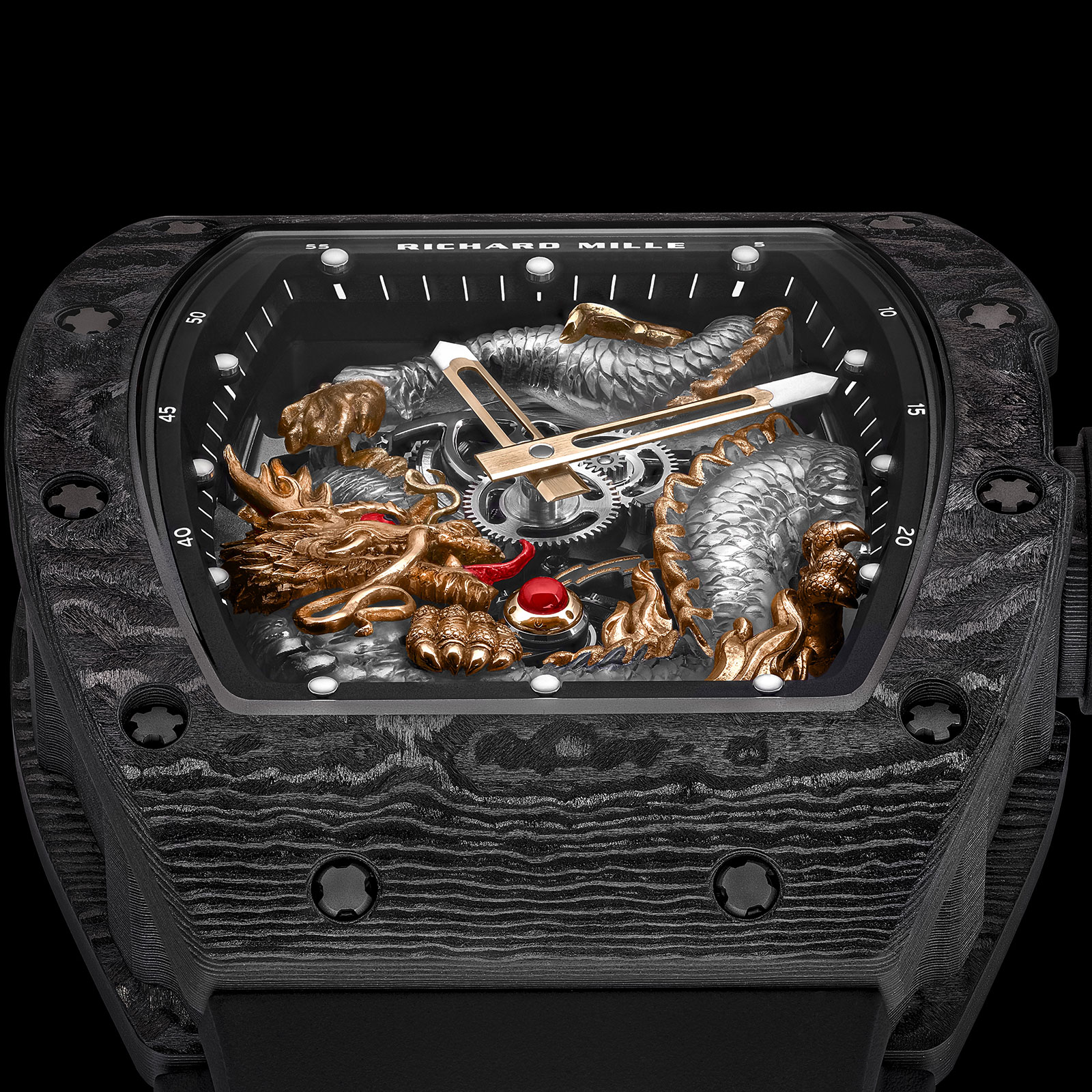 Đồng Hồ Richard Mille RM 57-03 Tourbillon Sapphire Dragon