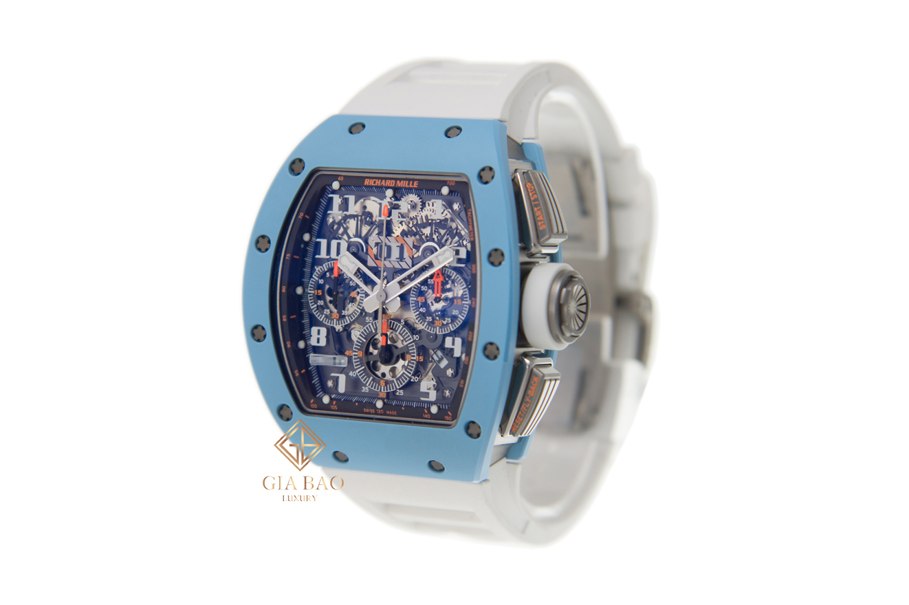 Đồng Hồ Richard Mille RM011 Ti-ATZ-B Ceramic Xanh