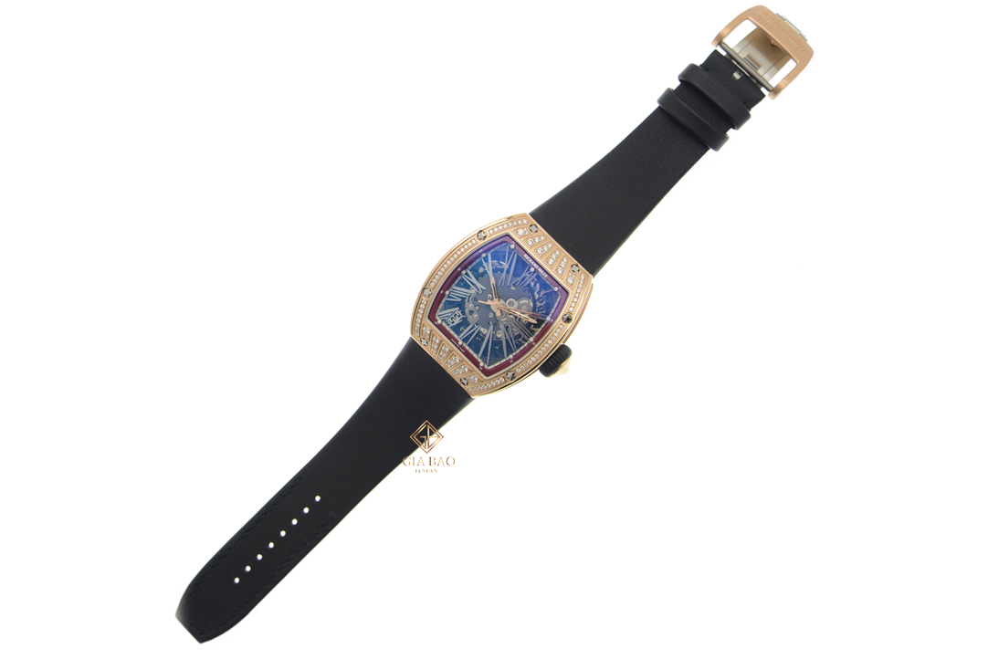 Đồng Hồ Richard Mille RM023 Vành Vàng Hồng Nạm Kim Cương
