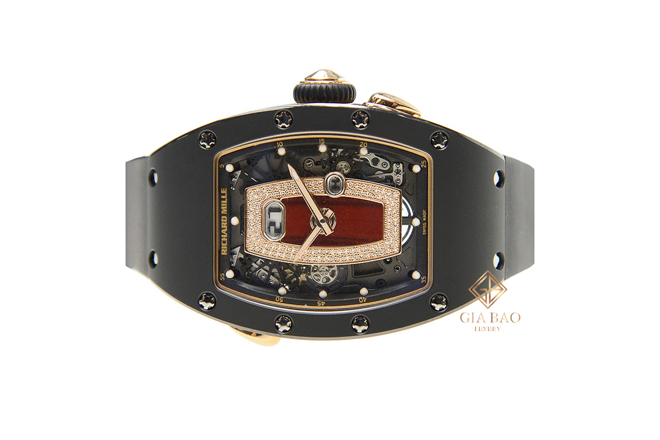Đồng Hồ Richard Mille RM037 RED Vành Ceramic Đen