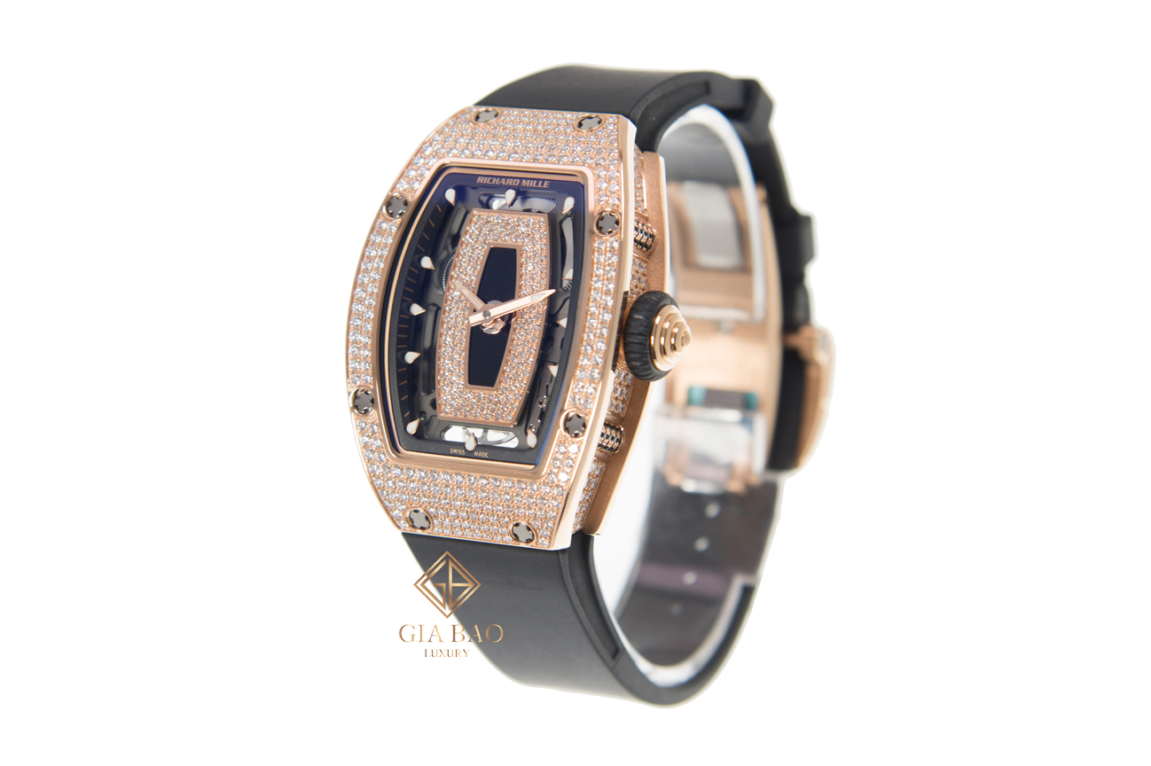 Đồng Hồ Richard Mille RM07-01 RG Vàng Hồng Và Kim Cương