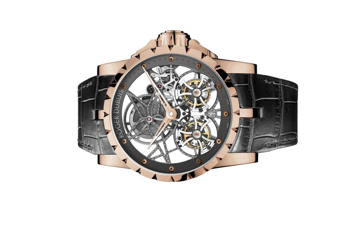 Đồng Hồ Roger Dubuis Skeleton Double Flying Tourbillon RDDBEX0283