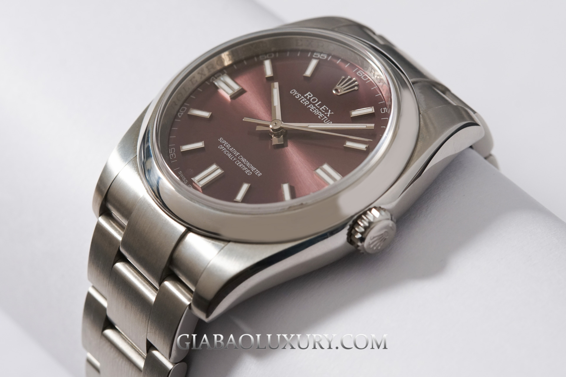 Đồng Hồ Rolex Oyster Perpetual 36 116000 Mặt Số Tím Nho