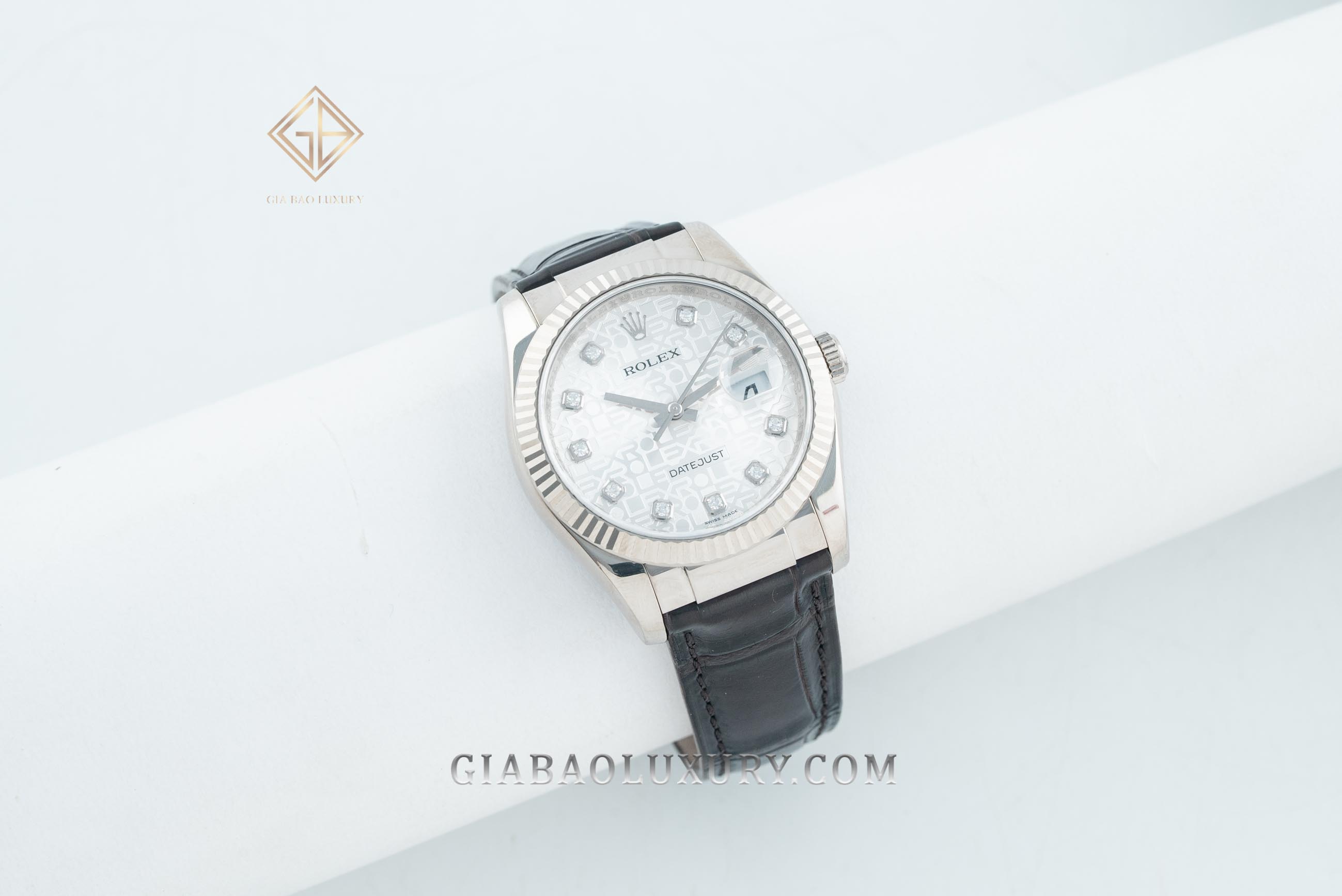 Đồng Hồ Rolex Datejust 36 116139 Mặt Số Vi Tính Bạc