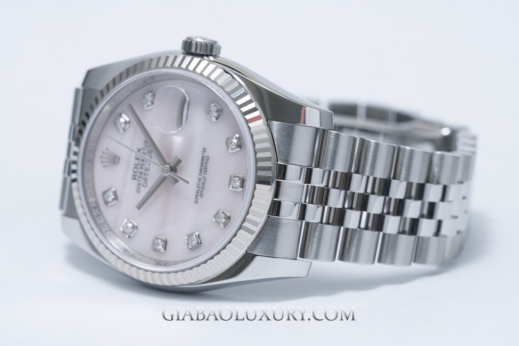 Đồng Hồ Rolex Datejust 36 116234 Mặt Số Vỏ Trai Hồng