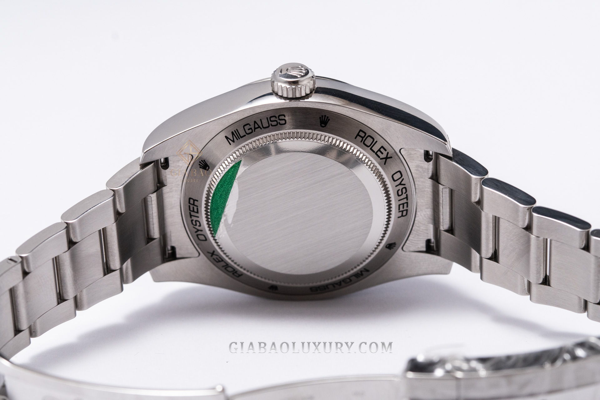 Đồng Hồ Rolex Milgauss 116400GV Mặt Số Xanh