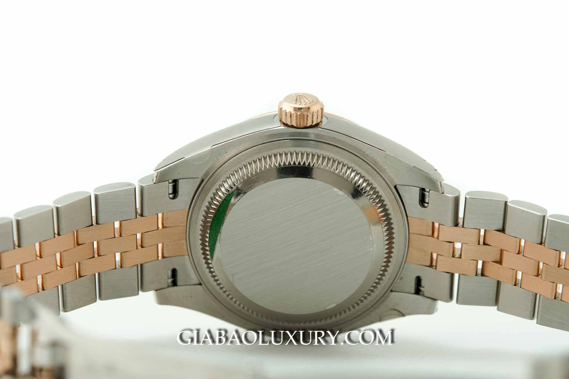 Đồng hồ Rolex Lady-Datejust 279171 Mặt Số Chocolate Cọc Số Kim Cương Sao