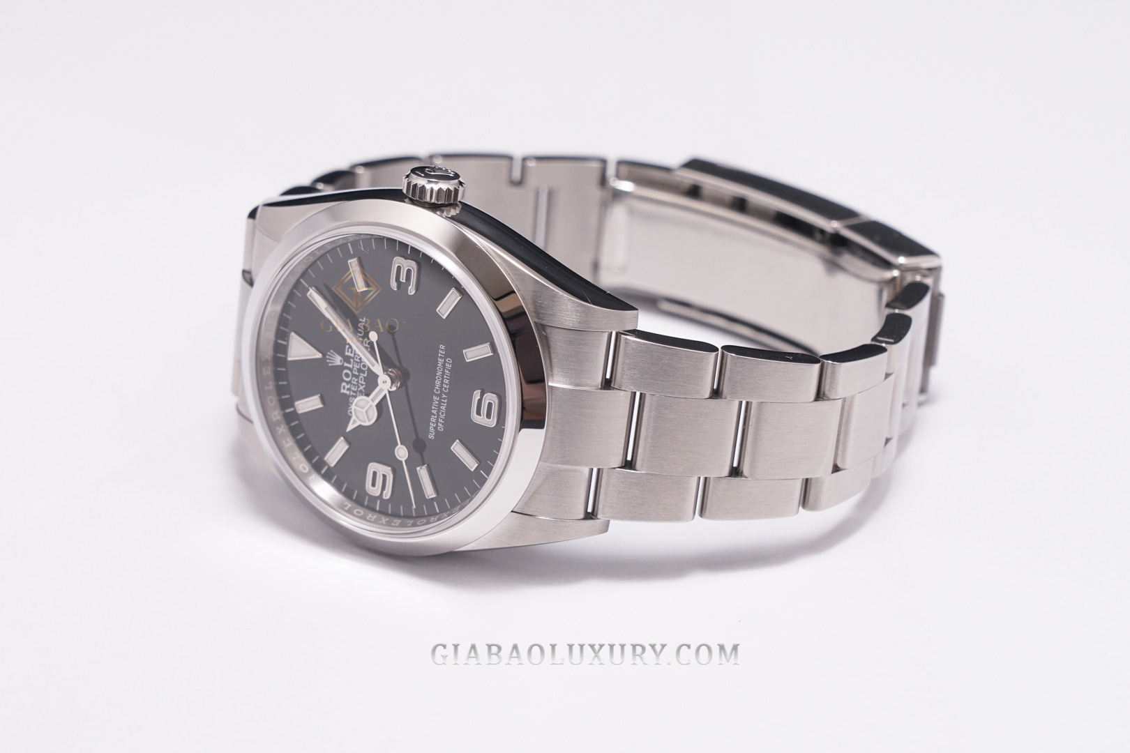 Đồng Hồ Rolex Explorer 124270 Mặt Số Đen