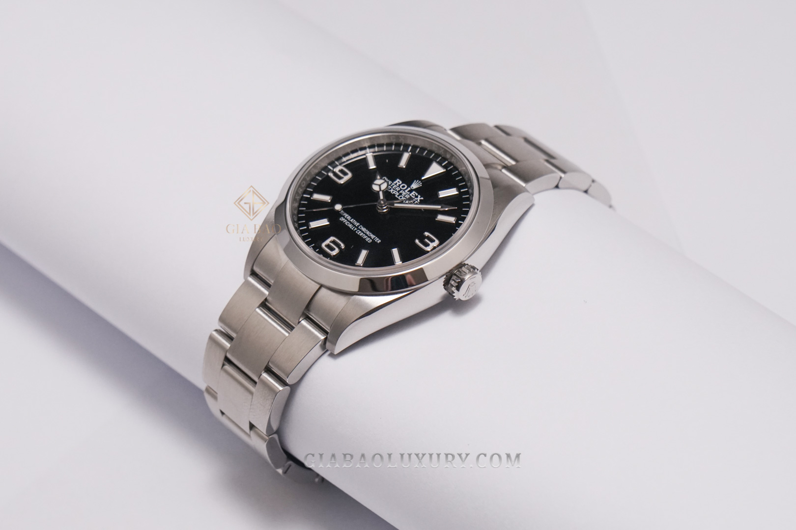 Đồng Hồ Rolex Explorer 124270 Mặt Số Đen