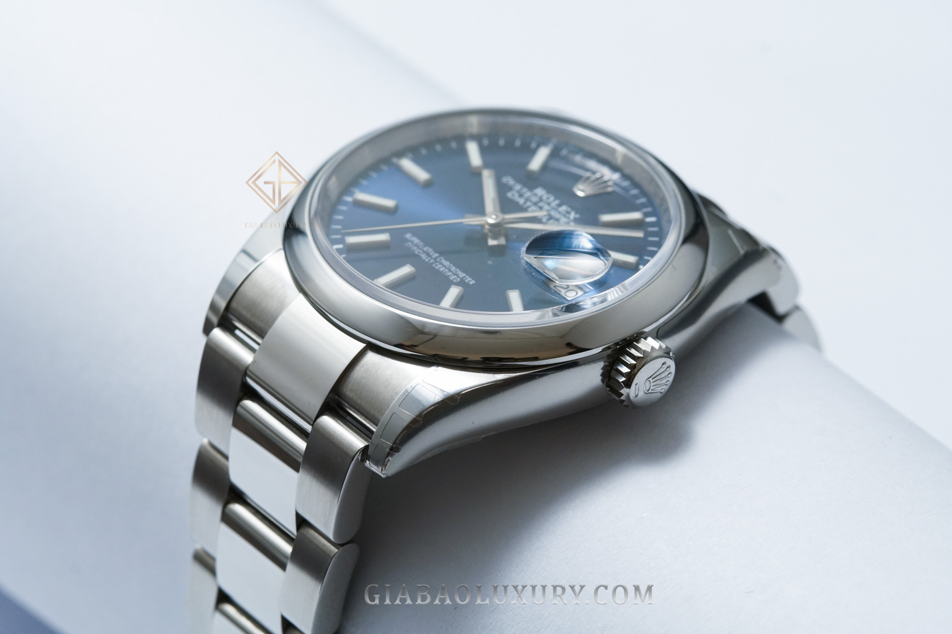 Đồng Hồ Rolex Datejust 36 126200 Mặt Số Xanh Dây Đeo Oyster