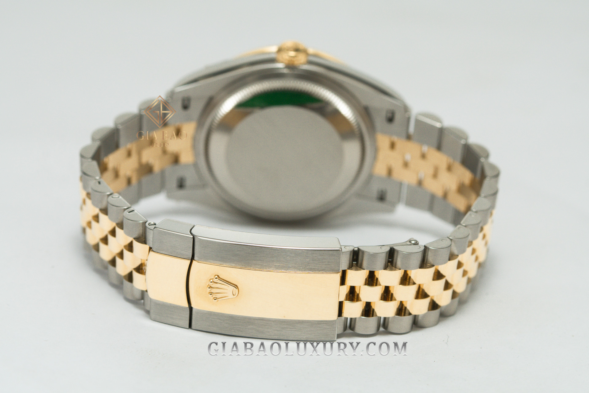 Đồng Hồ Rolex Datejust 36 126283RBR Mặt Số Vàng Champagne Nạm Kim Cương (Used)