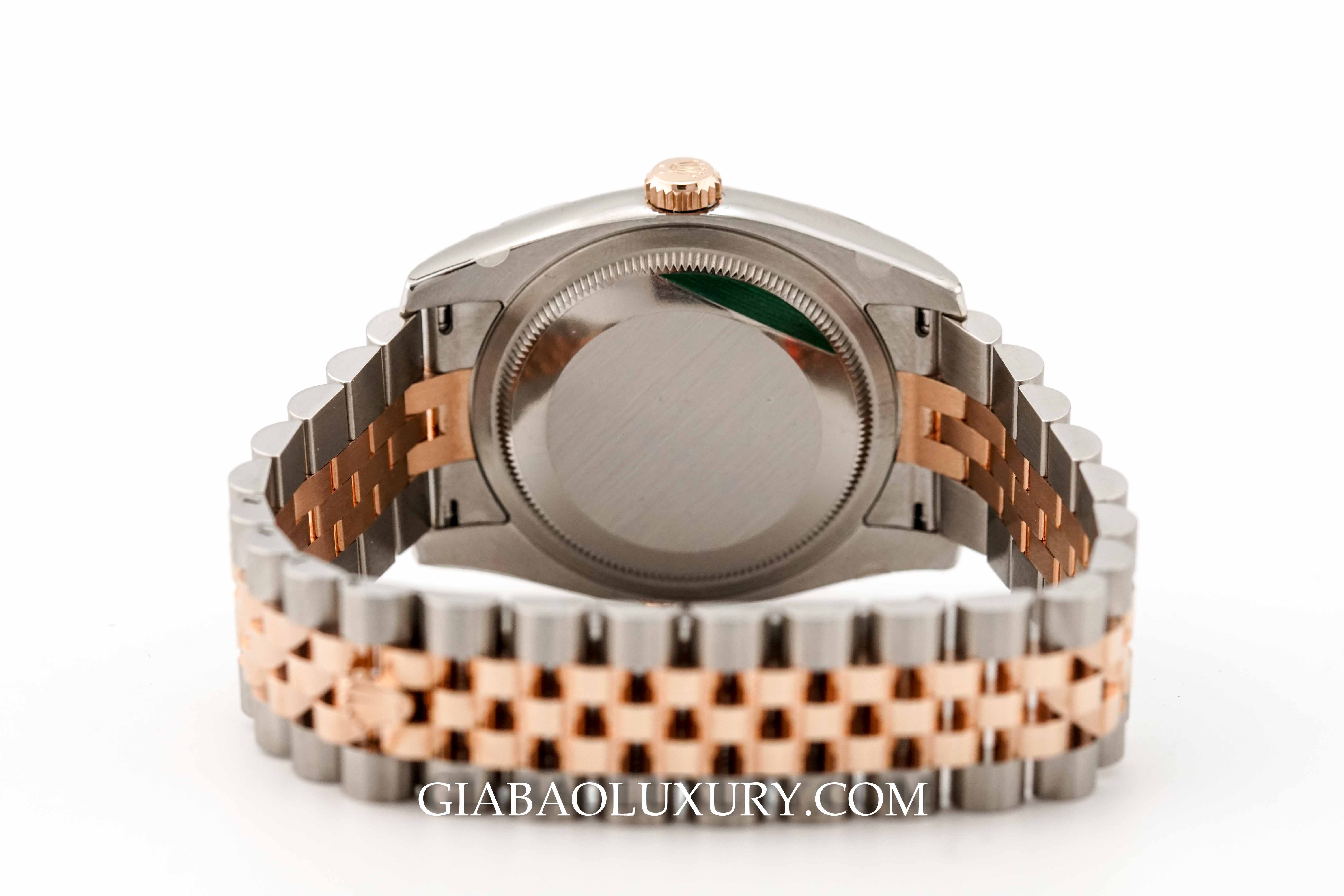 Đồng Hồ Rolex Datejust 36 116201 Mặt Số Vi Tính Trắng