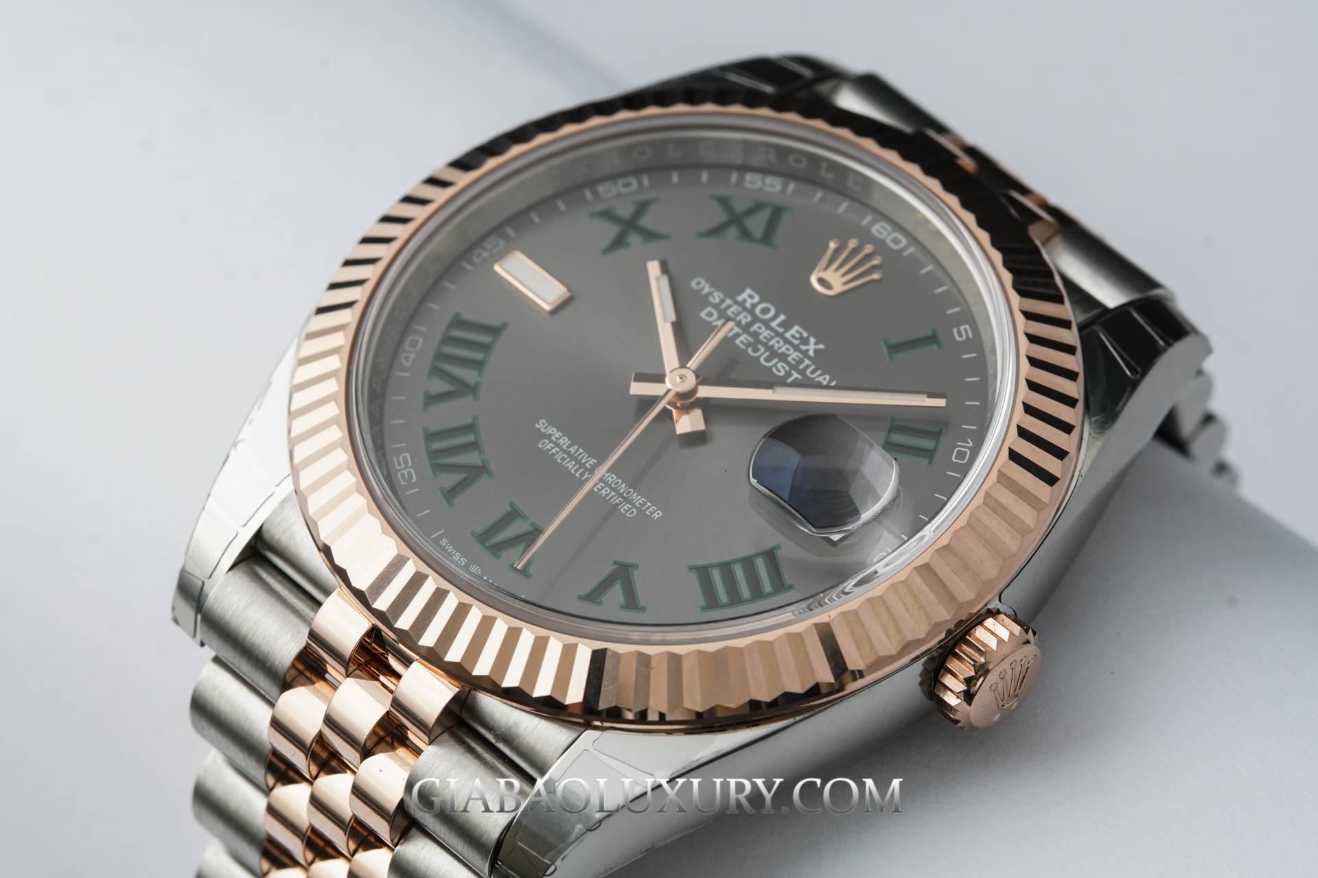 Đồng Hồ Rolex Datejust 41 126331 Mặt Số Wimbledon