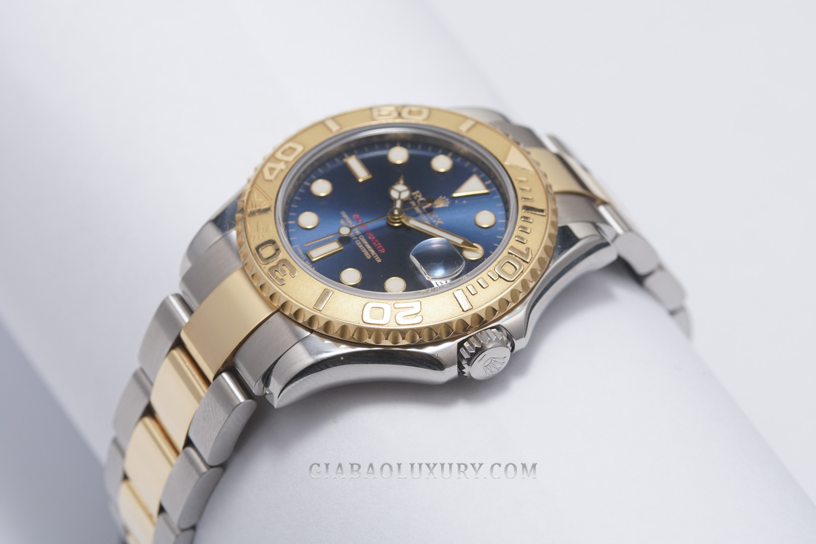 Đồng Hồ Rolex Yacht-Master 168623 Mặt Số Xanh